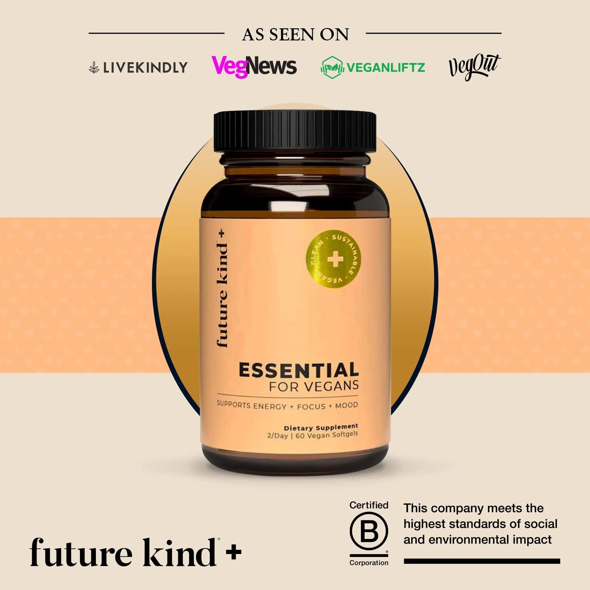 Future Kind Multivitamin Bundle - Vegan Complete Multivitamin and Vegan Essential Multivitamin - Vegan Vitamin B12, Omega 3, and Vitamin D3 - Complete Multivitamin, 42 Vitamins in 1 for Men and Women Future Kind buy supplements canada