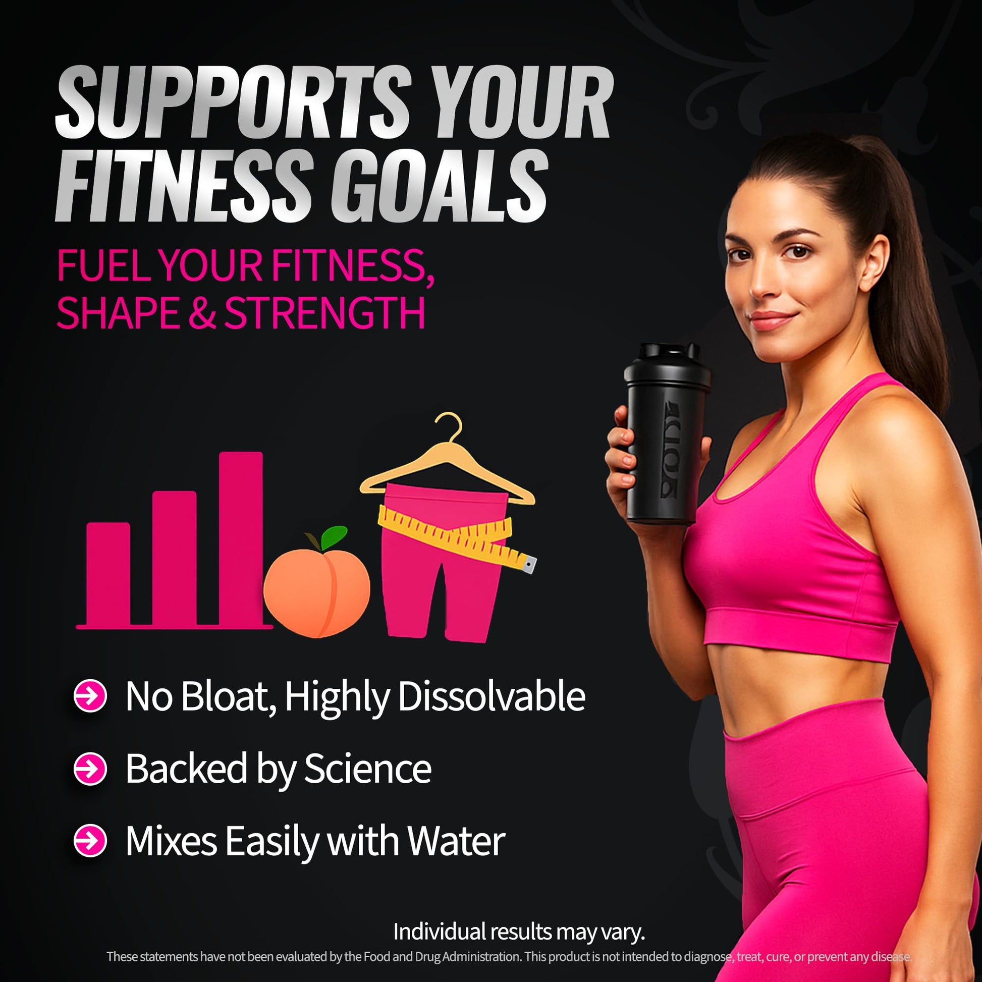Bold Buns Creatine for Women – Supplement with Collagen & BCAA – Supports Muscle Development, Post-Workout Recovery, Skin Elasticity, Bold Buns buy supplements canada