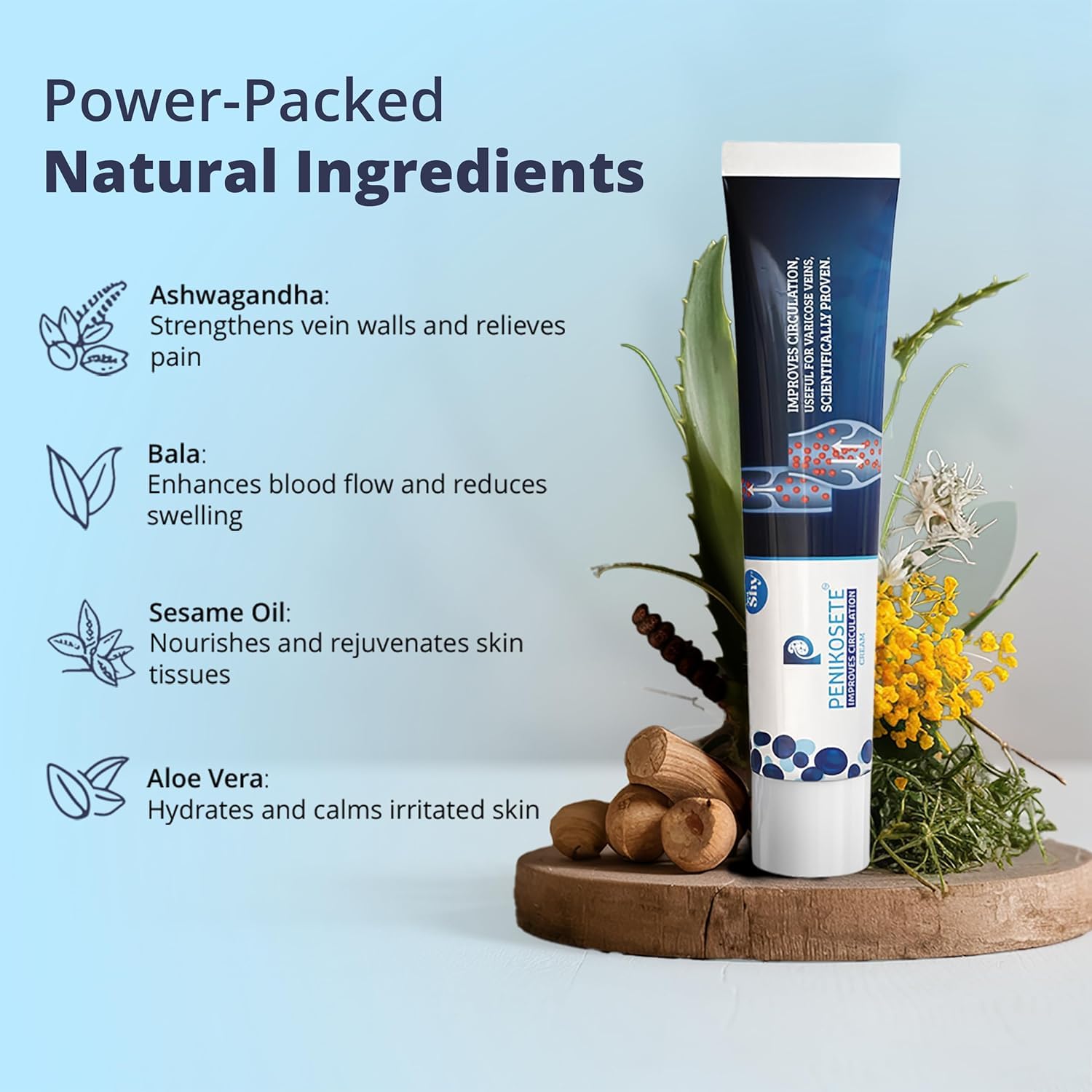 Cream Ayurvedic Solution for Management of Varicose Veins, Spider Veins, Varicocele Helps Reach The Root Cause of varicose Veins Reduces Cramps, Itching & Swelling. Single Tube (25 GMS). Generic buy supplements canada