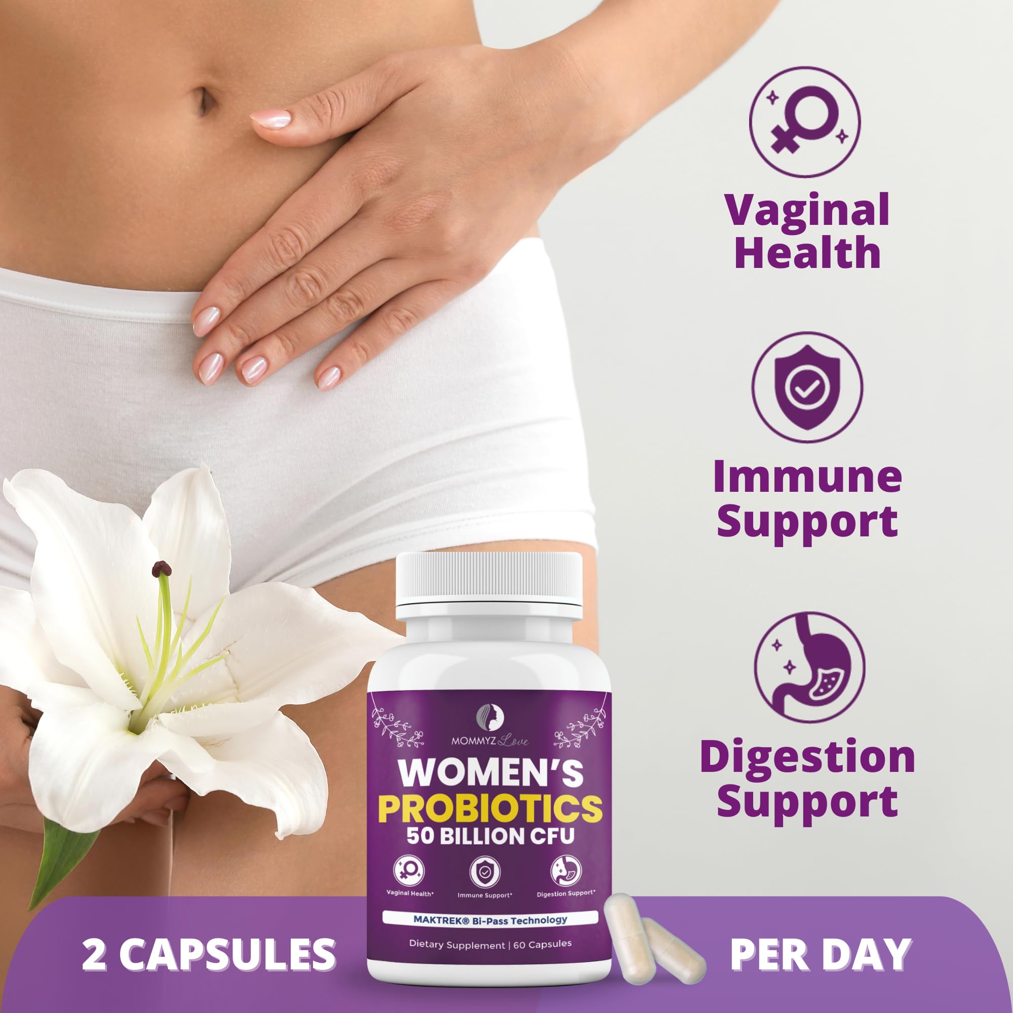 Probiotics for Women Digestive Health + Vaginal Probiotics for Vaginal Odor Control, Balanced PH Levels Mommyz Love buy supplements canada