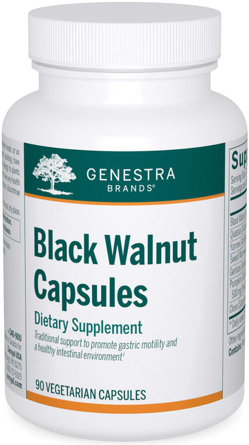 Genestra Brands Black Walnut Capsules | Herbal Formula to Support Digestive Health | 90 Capsules Genestra Brands buy supplements canada