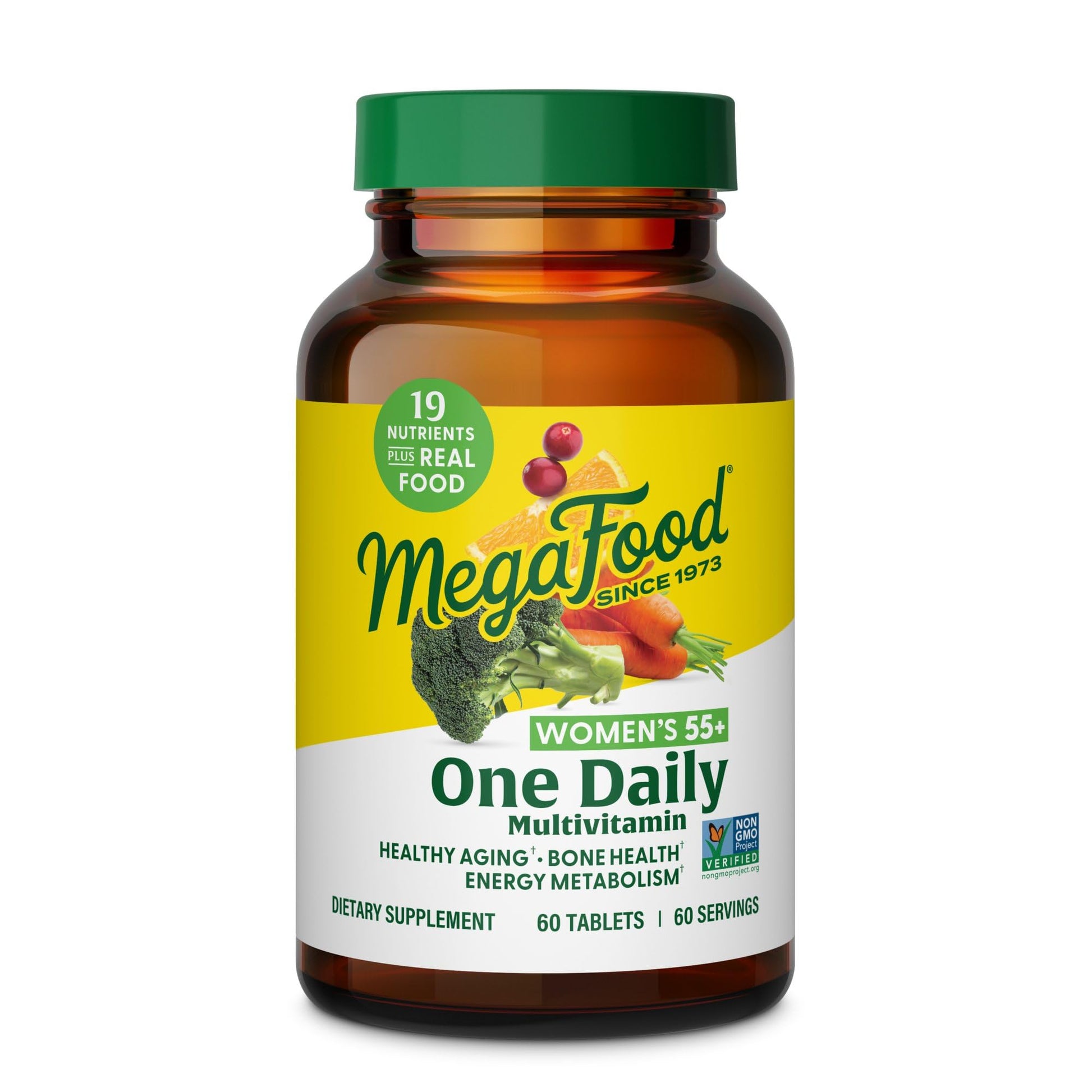 MegaFood Multivitamin for Women 55+ One Daily Womens Multivitamin with Vitamin D3, C, Zinc & Bioavailable Vitamin B12 & Folate MegaFood buy supplements canada