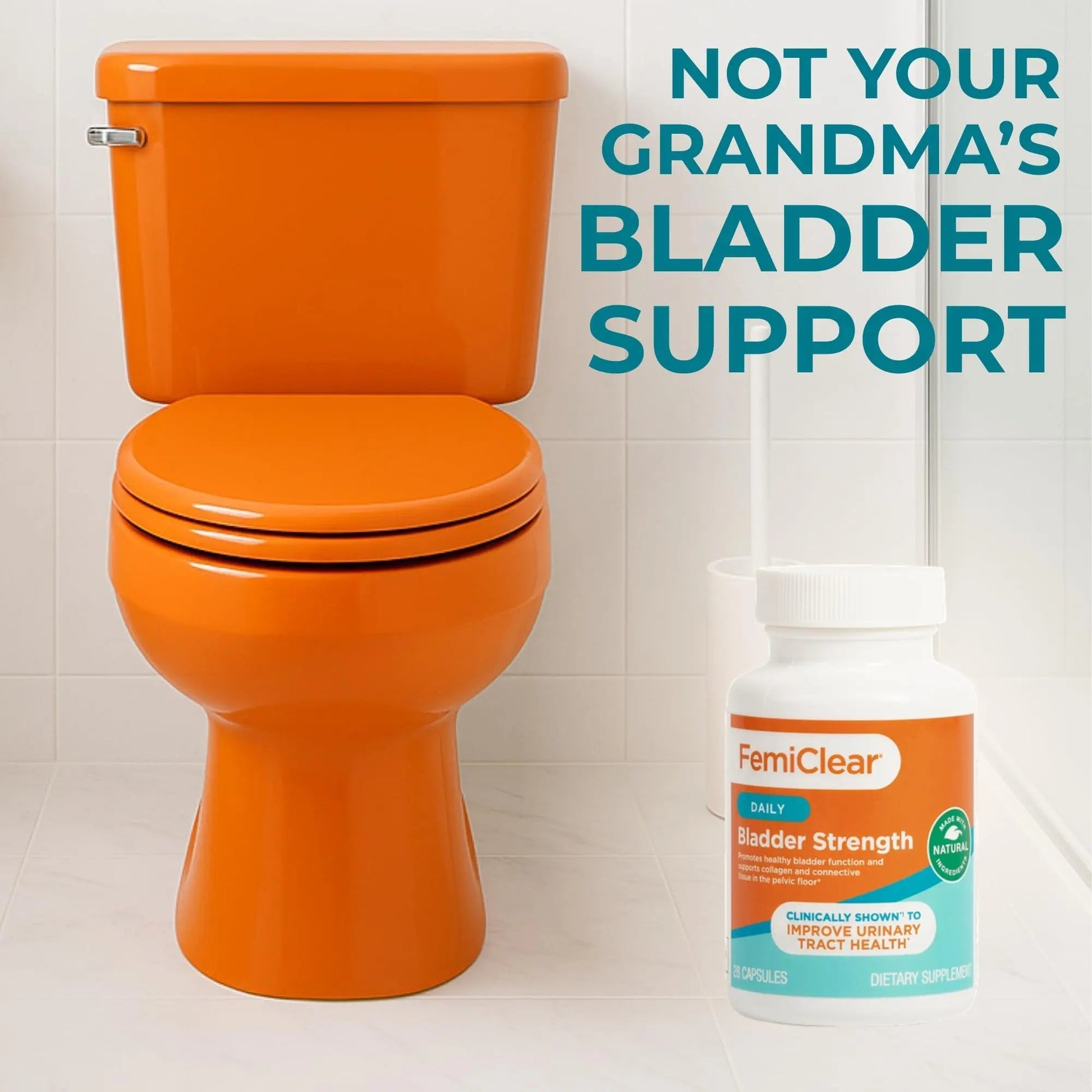FemiClear Bladder Strength Supplement | Bladder Control & Wellness | 60 Capsules, 30 Day Supply | Made with Natural Ingredients | for Women & Men FemiClear buy supplements canada