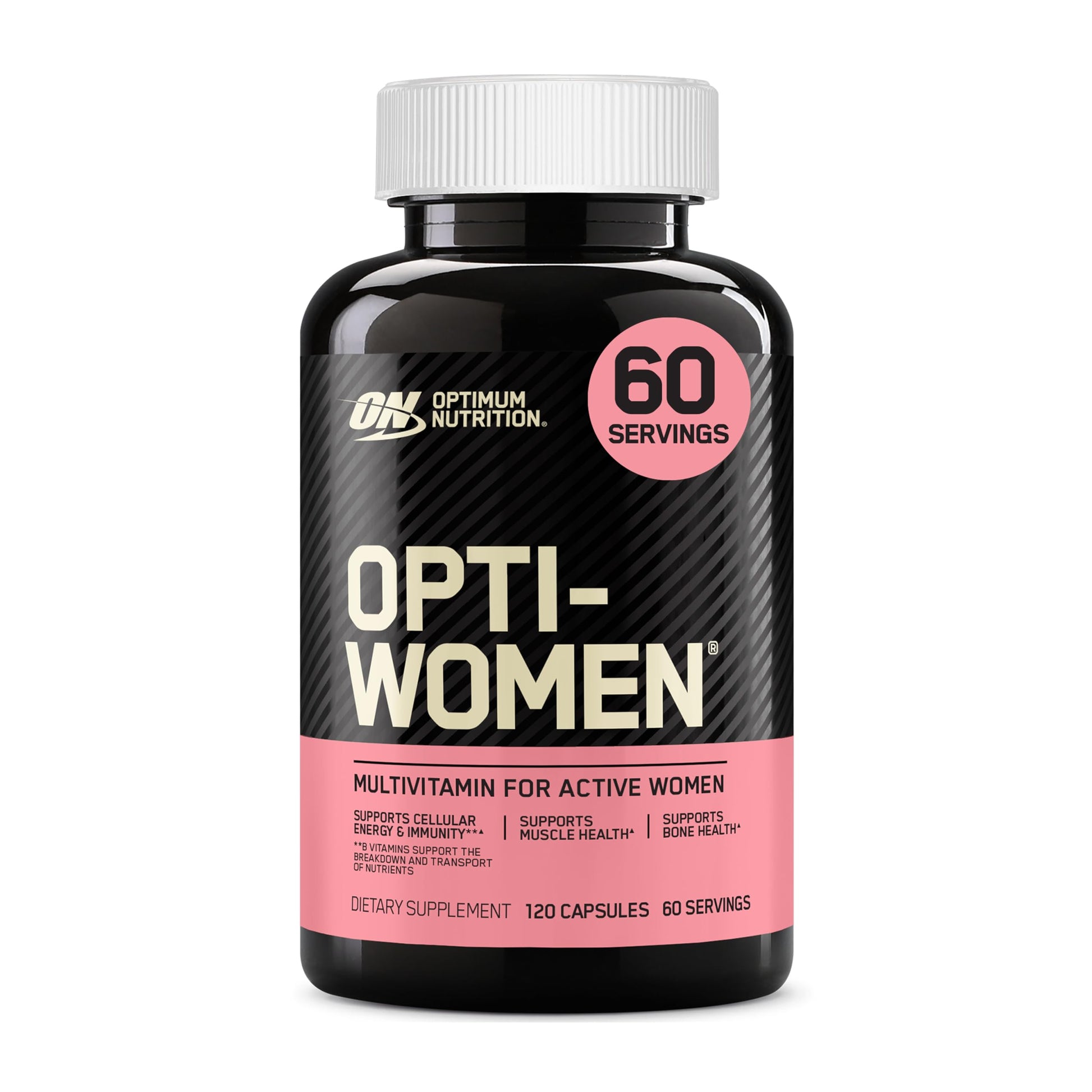 Optimum Nutrition Opti-Women, Vitamin C, Zinc and Vitamin D for Immune Support Womens Daily Multivitamin Supplement with Iron, Capsules, 120 Count Optimum Nutrition buy supplements canada