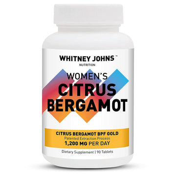 Whitney Johns Citrus Bergamot for Women, Clinically Tested Bergamot Supplement Specifically Formulated for Womens Health and Wellness, Antioxidant, 1200mg, 90 Tablets Whitney Johns buy supplements canada
