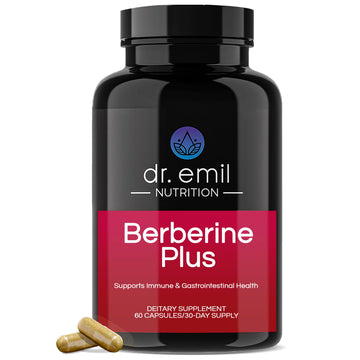 Dr. Emil Berberine 500mg Capsules - Berberine Supplement with Cinnamon, MTC Oil & Milk DR EMIL NUTRITION buy supplements canada
