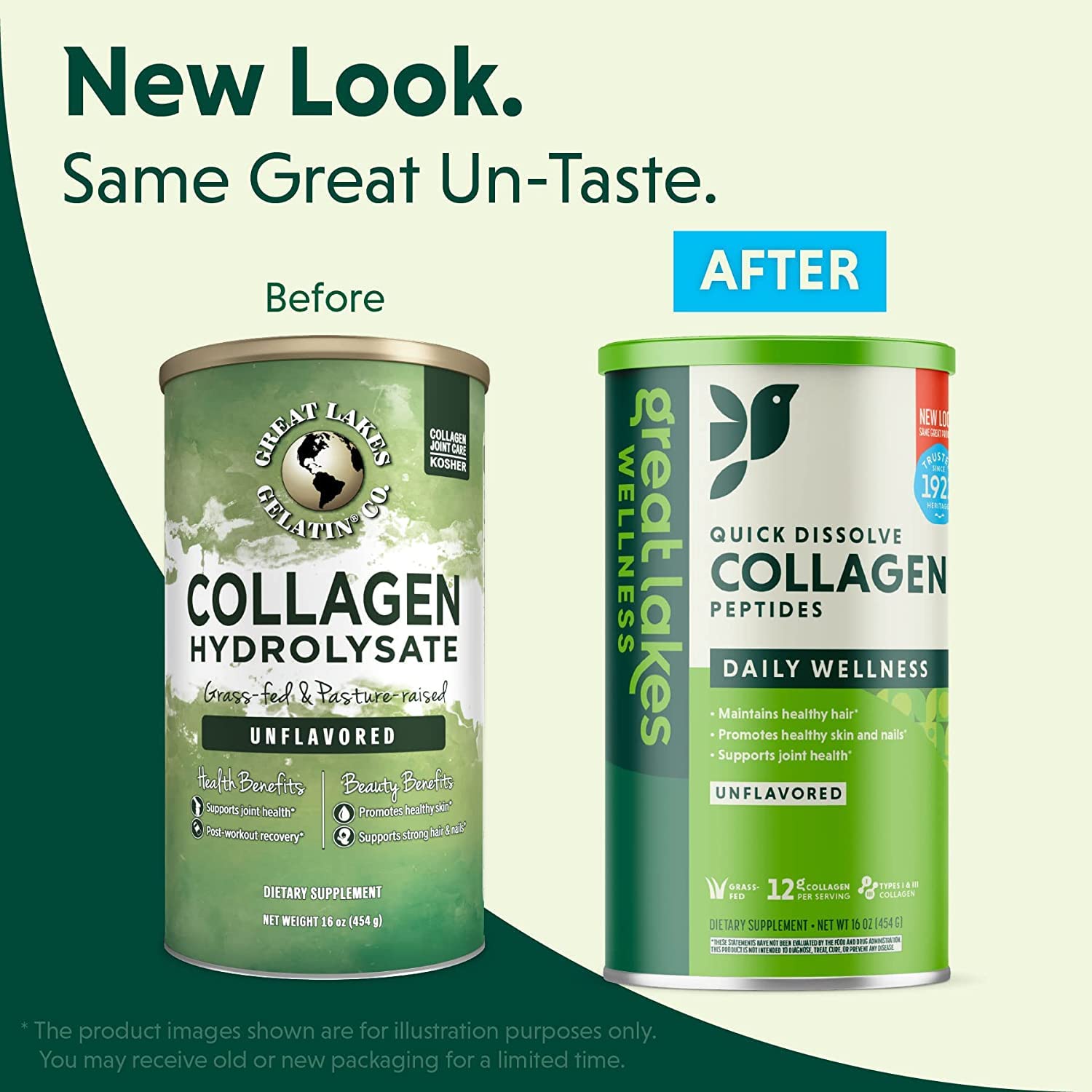 Great Lakes Gelatin Collagen Hydrolysate 454g (UK/EU Compliant can) (3) Great Lakes Gelatin buy supplements canada