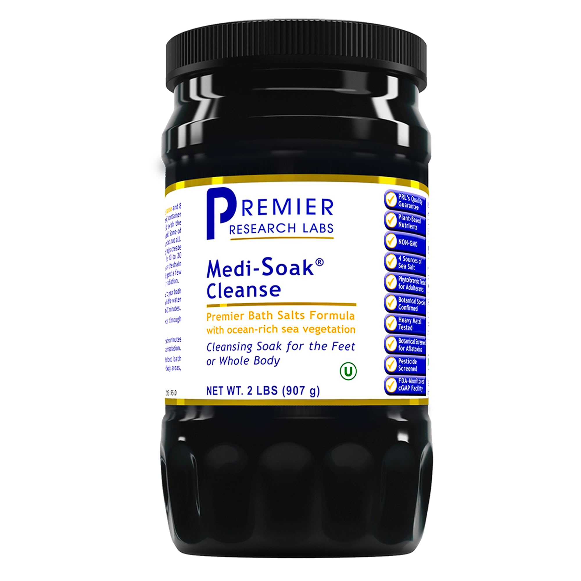 Premier Research Labs Medi-Soak - Bath Salts for Foot and Body Soak, Sea Salt Bath for Women and Men, Relaxing Mineral Bath Soak, Gentle Exfoliant, Organic, Vegan, No Added Fillers - 2 Lb Premier Research Labs buy supplements canada