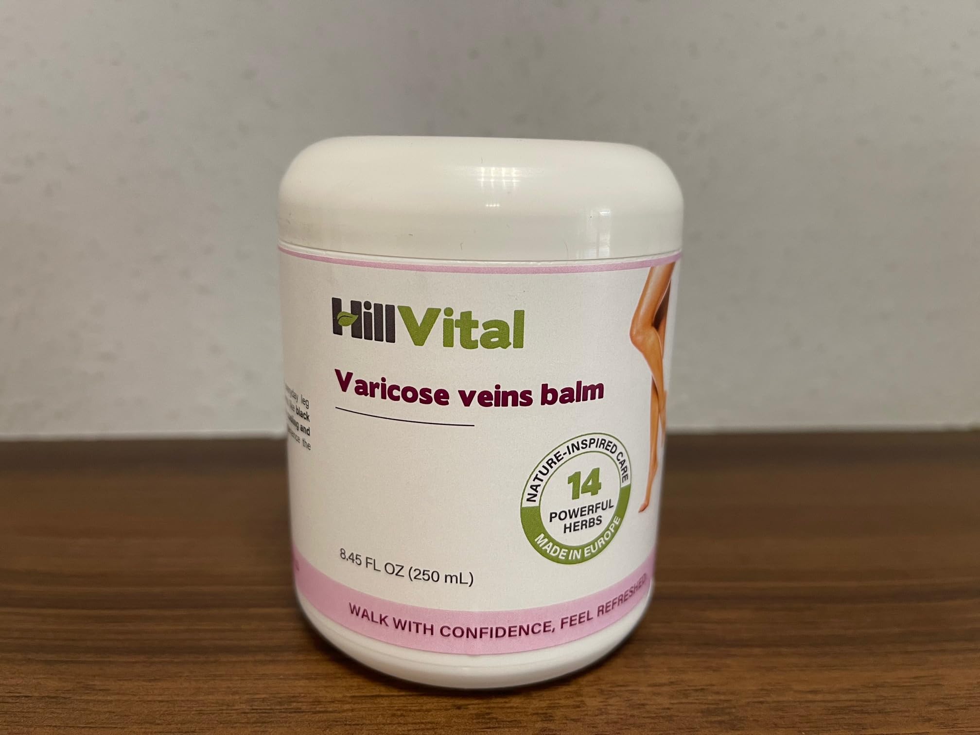 Hill Vital Natural Solutions HillVital Herbal Leg Care Balm with Horse Chestnut – Lightweight Botanical Cream for Daily Skin Care & Massage, Non-Greasy Formula for Legs & Body, 250 ml Hill Vital Natural Solutions buy supplements canada