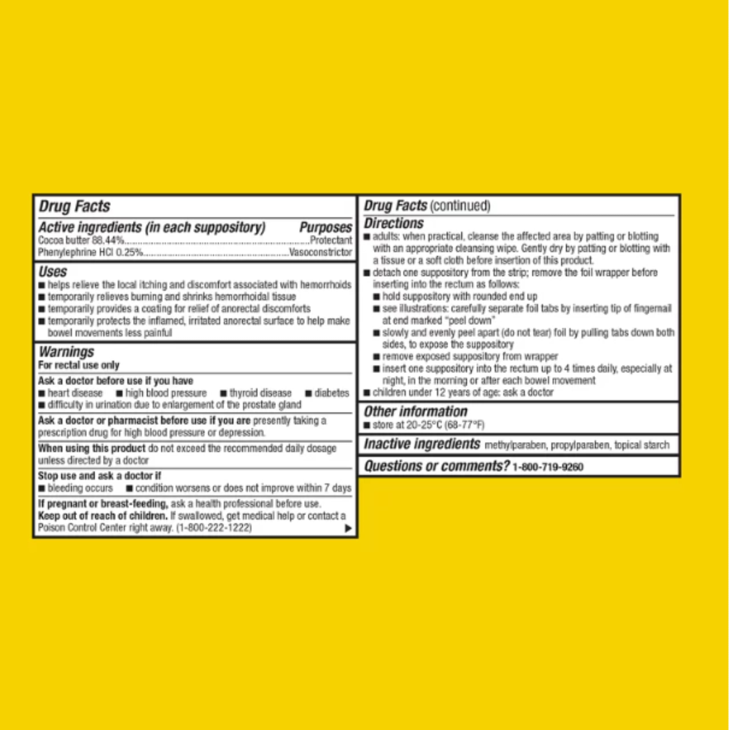 Equate Hemorrhoidal Suppositories 24 Ct Pack of 01 24 Total + me Gusta Sticker ME GUSTA SHOP buy supplements canada