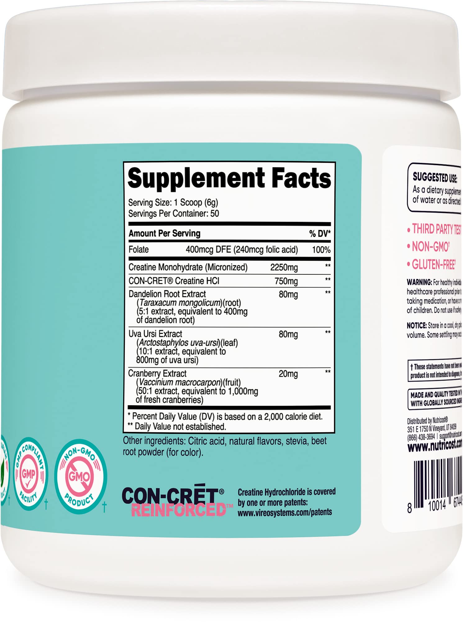 Nutricost Creatine Monohydrate Powder for Women, Micronized, Strawberry Lemonade Nutricost buy supplements canada
