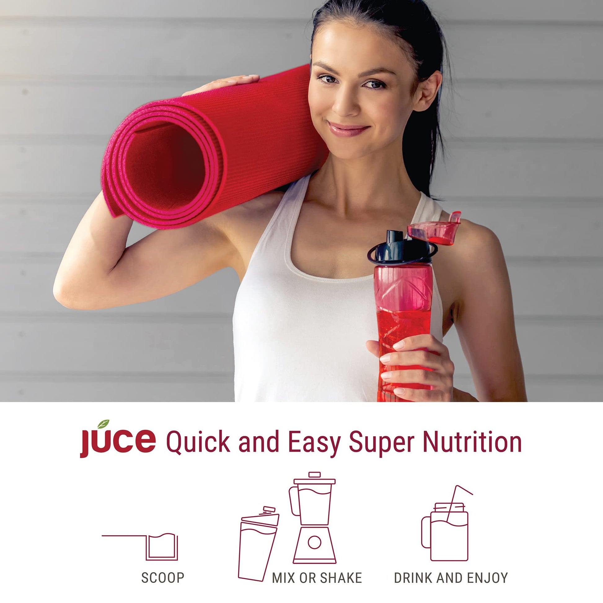 JUCE Reds Organic Superfood Powder - Garden Berry Flavor | Fruit and Veggie Powder Terra Kai Organics buy supplements canada