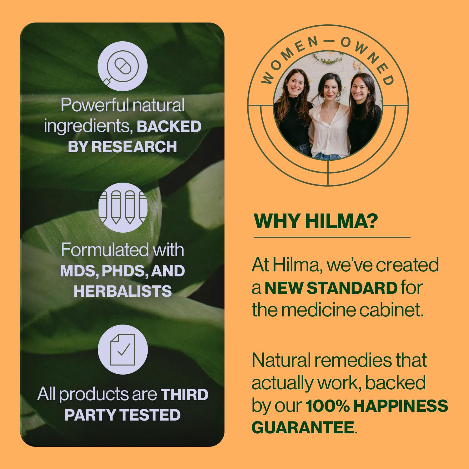 Hilma Daily Pre + Probiotic + Herbs - Support a Healthy Gut While Reducing Gas & Bloating Hilma buy supplements canada
