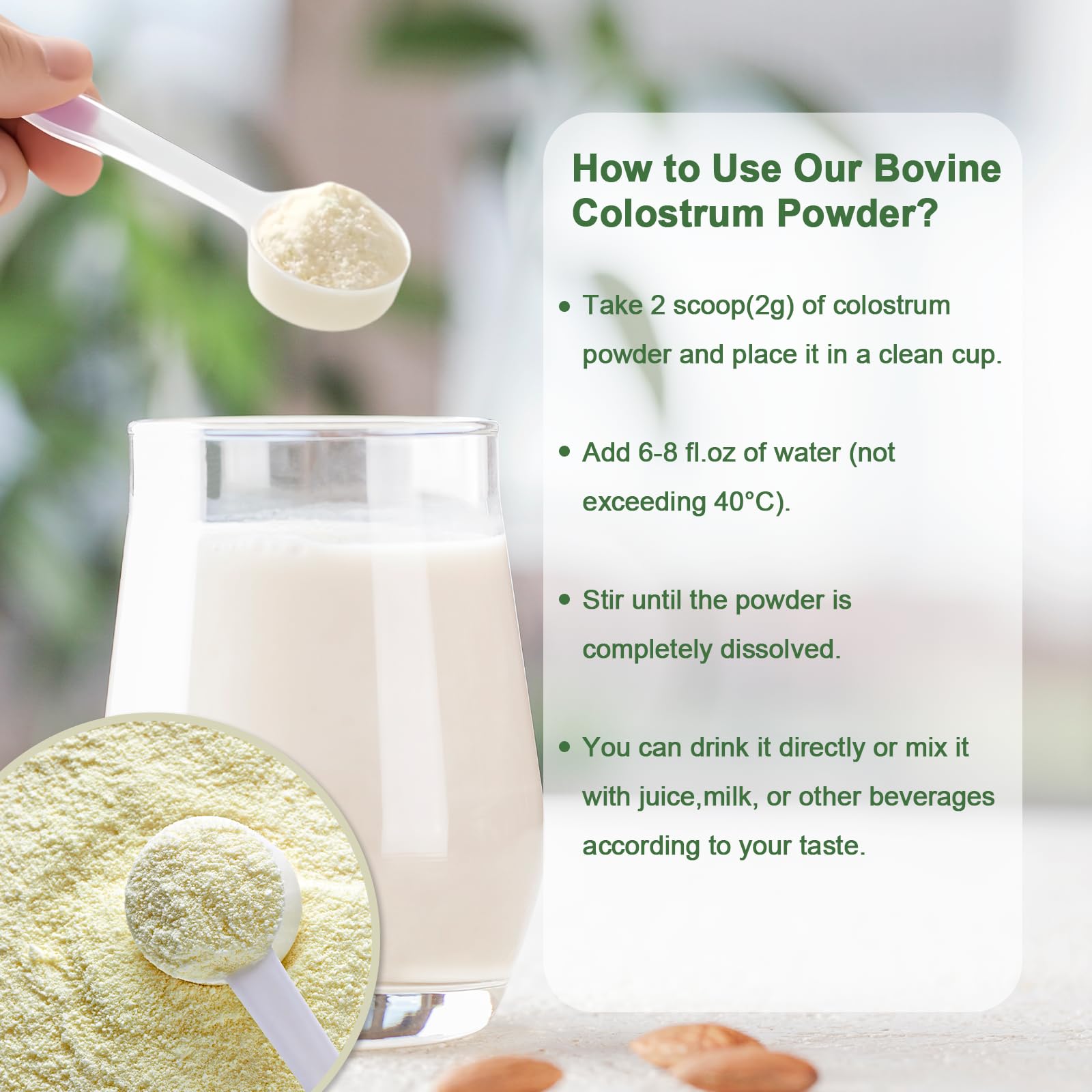 MICYDELAS Bovine Colostrum Supplement Powder 50% IgG Premium Bovine Colostrum for Gut Health Support, Immune Support, Muscle Recovery & Overall Wellness, Grass Fed, Non-GMO, Unflavored, 60 Servings MICYDELAS buy supplements canada