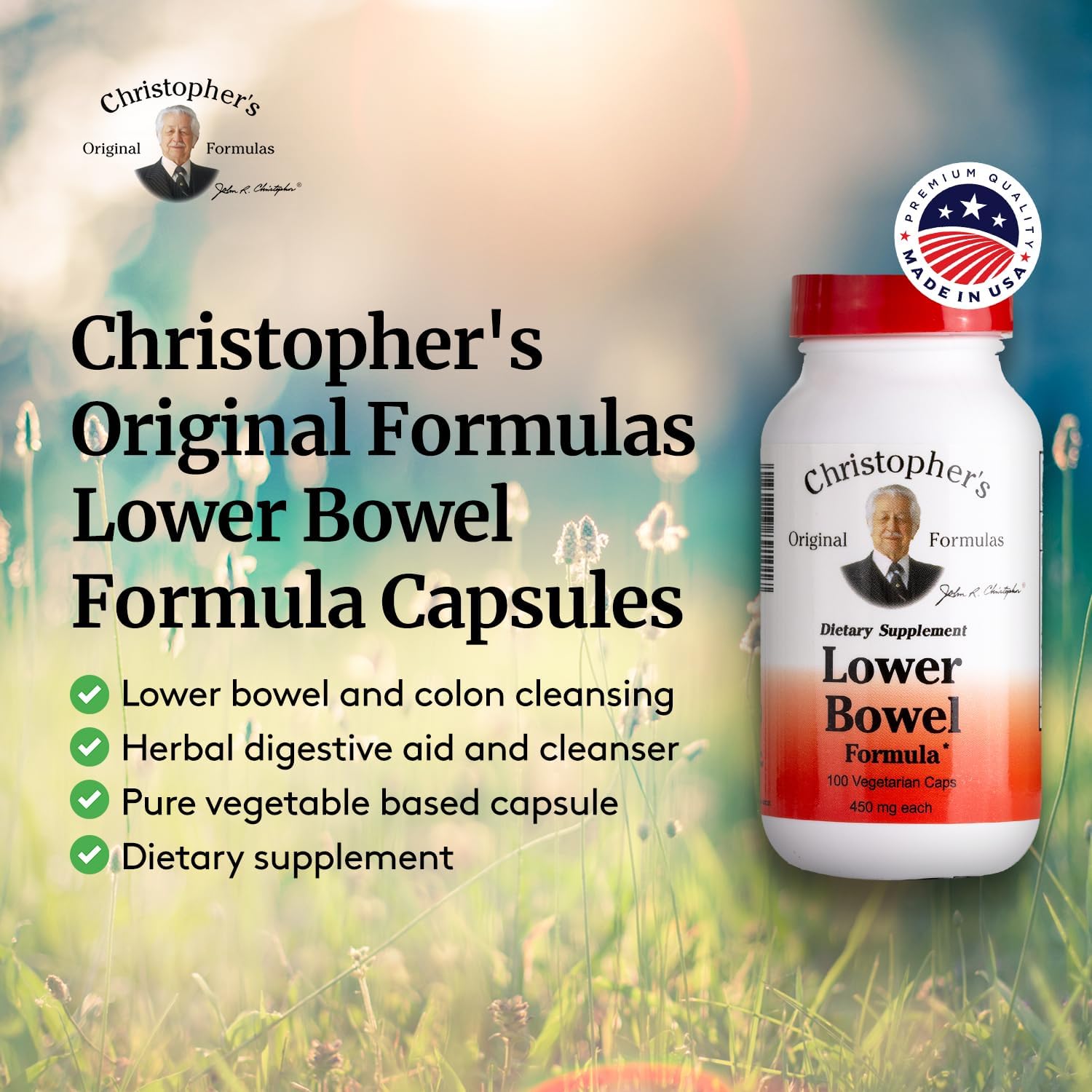 Christopher's Original Formulas Lower Bowel Formula 100 Vcaps Christopher's Original Formulas buy supplements canada