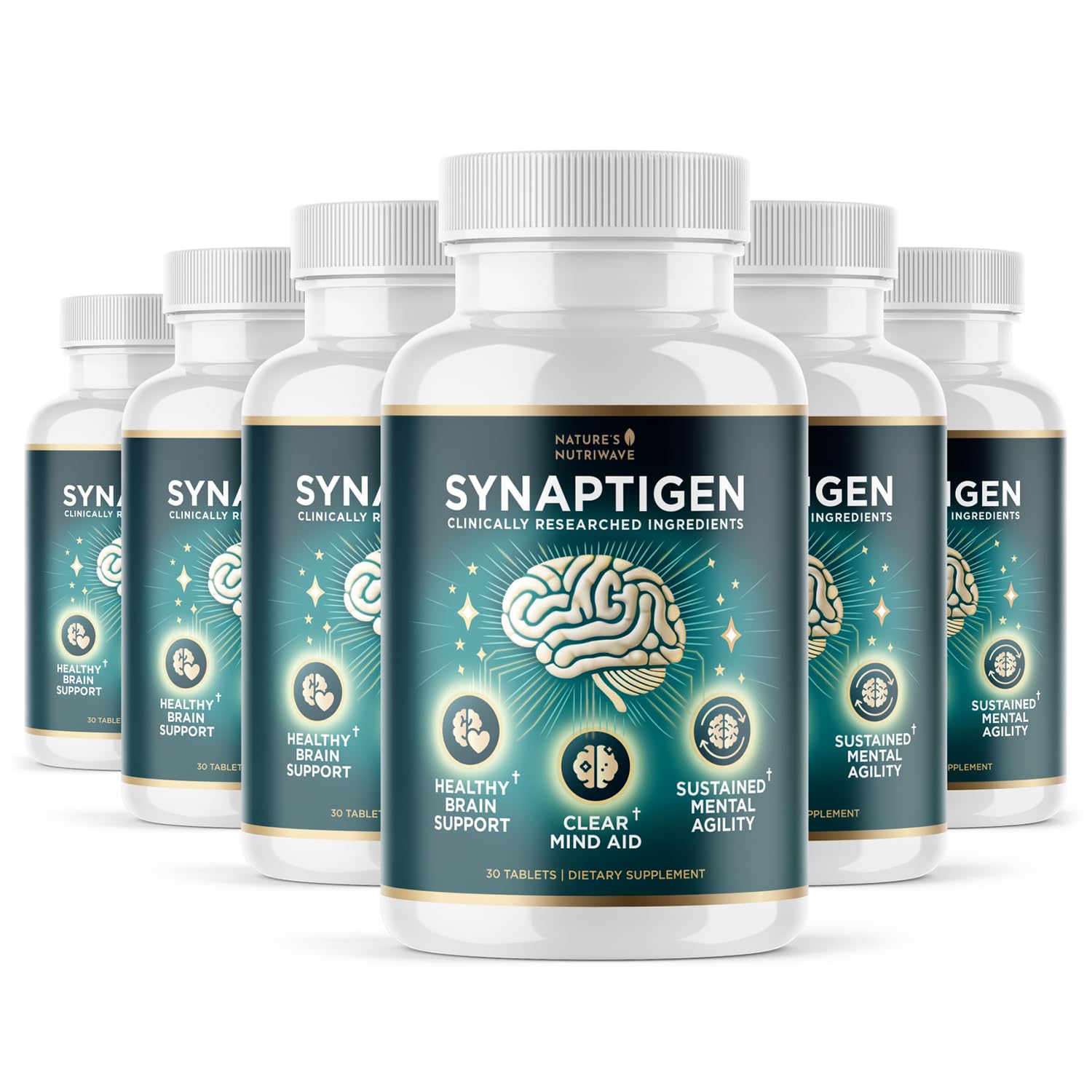 Nature’s NutriWave Synaptigen – Natural Supplement with Inulin Powder, Probiotics 3.5 Billion CFU, for Daily Wellness – Made in USA, Non-GMO, 30 Tablets - 6 Month Supply Nature’s NutriWave buy supplements canada