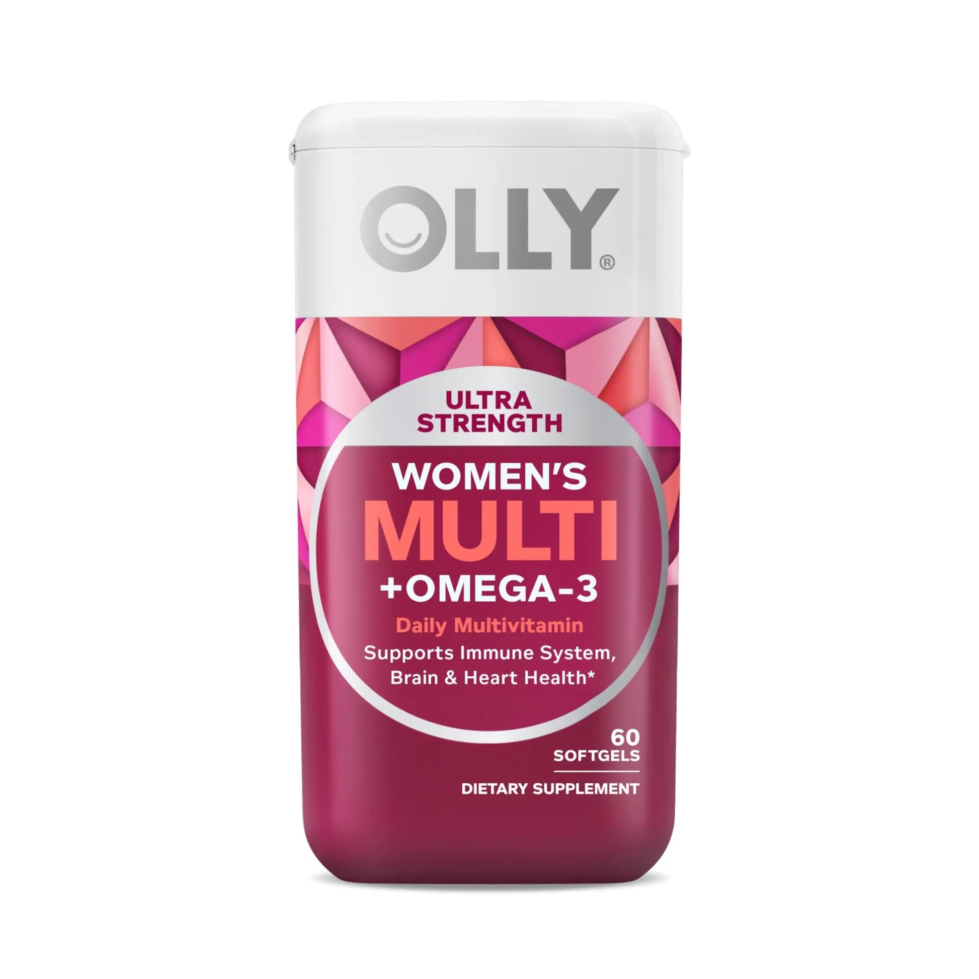 OLLY Ultra Women's Multi Softgels, Overall Health and Immune Support, Omega-3s, Iron, Vitamins A, D, C, E, B12, Daily Multivitamin OLLY buy supplements canada