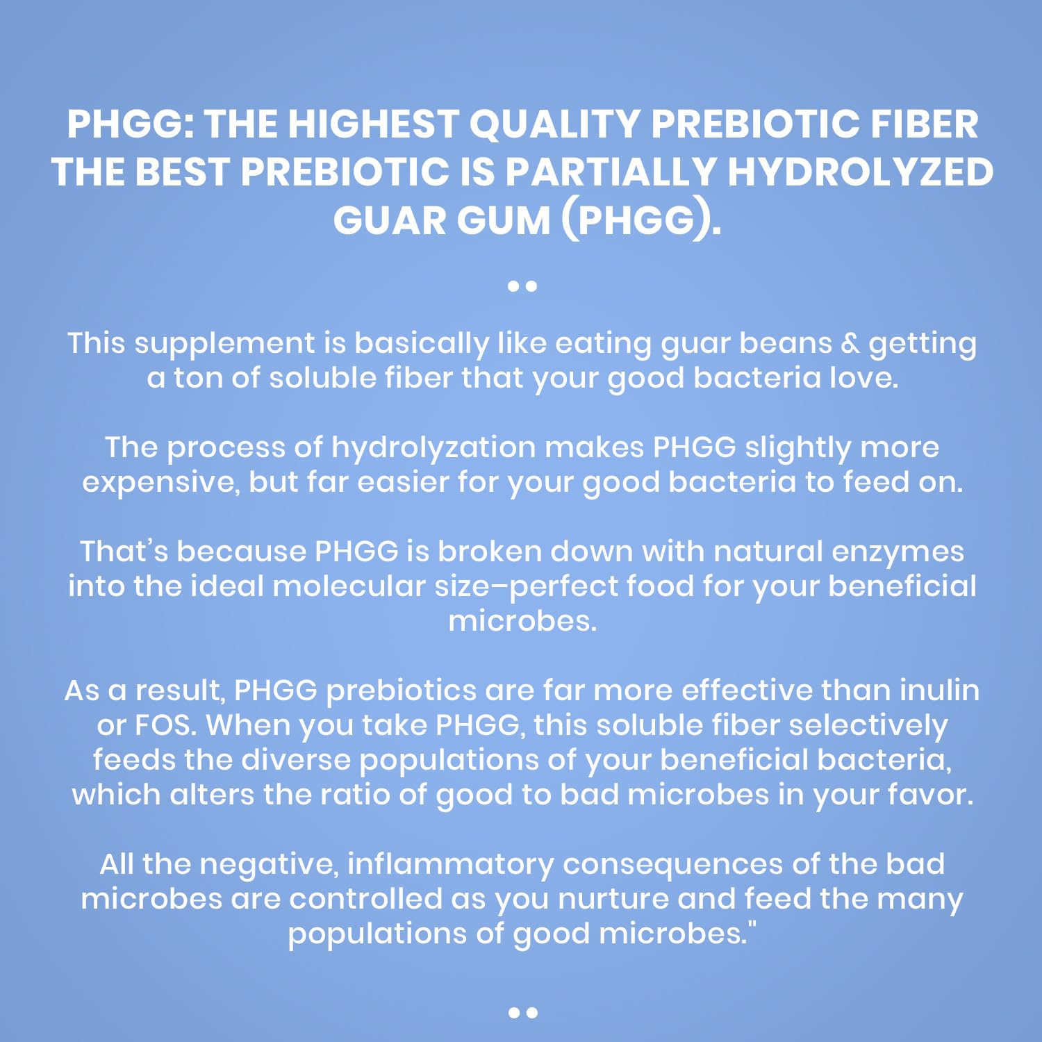 PERFECT PASS Prebiotic PHGG Partially Hydrolyzed Guar Gum 210g Powder - 100% Natural Gluten Free Non GMO - Certified Kosher Vegetarian Sugar Free PERFECT PASS buy supplements canada