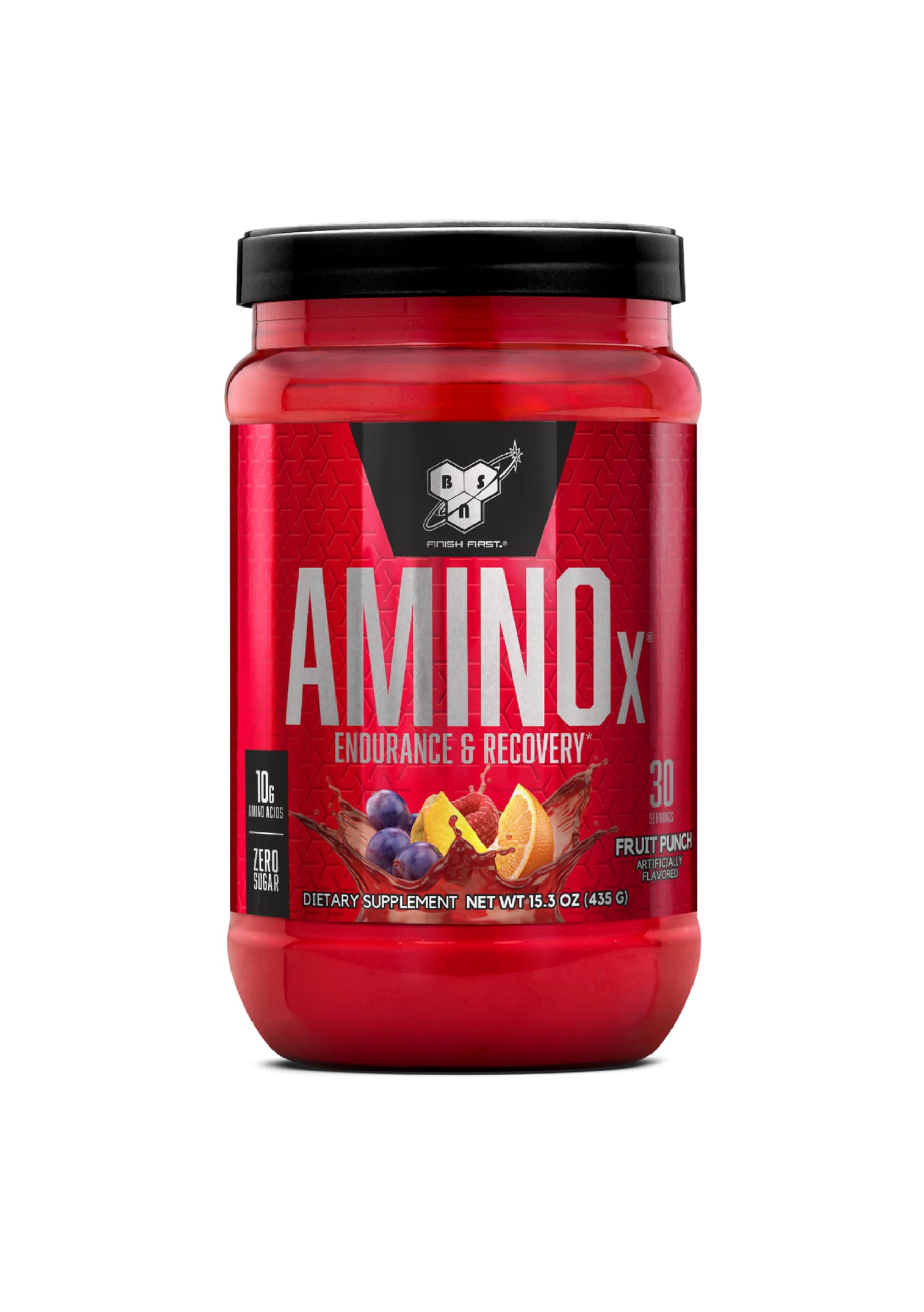 BSN Amino X Muscle Recovery & Endurance Powder with BCAAs, Intra Workout Support, 10 Grams of Amino Acids, Keto Friendly, Caffeine Free, Flavor: Fruit Punch, 30 servings (Packaging May Vary) BSN buy supplements canada