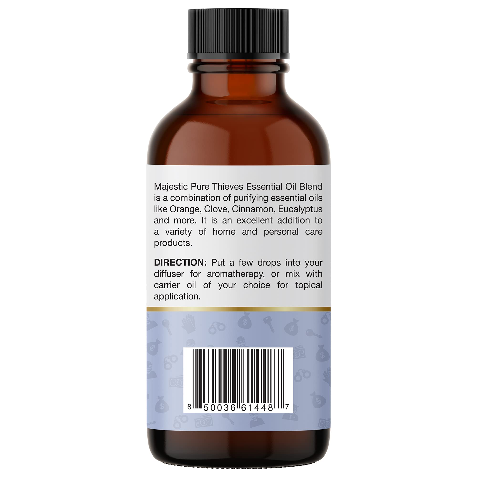 Majestic Pure Thieves Essential Oil Blend | 100% Pure Premium Oil for Uplifting Mood, DIY Products MAJESTIC PURE buy supplements canada