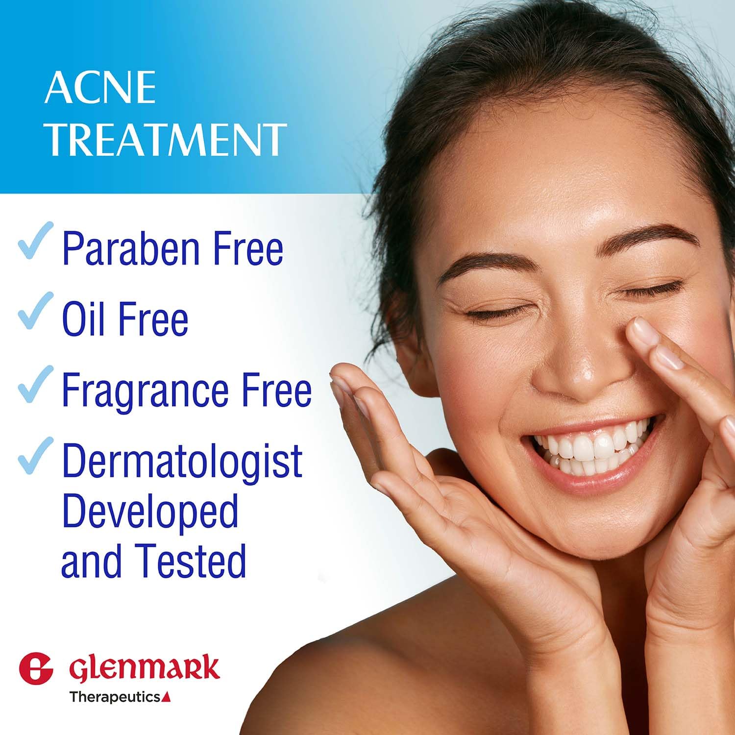 Glenmark Therapeutics Adapalene Gel 0.1% Acne Treatment, Paraben Free Topical Retinoid Cream for Face Glenmark Therapeutics buy supplements canada
