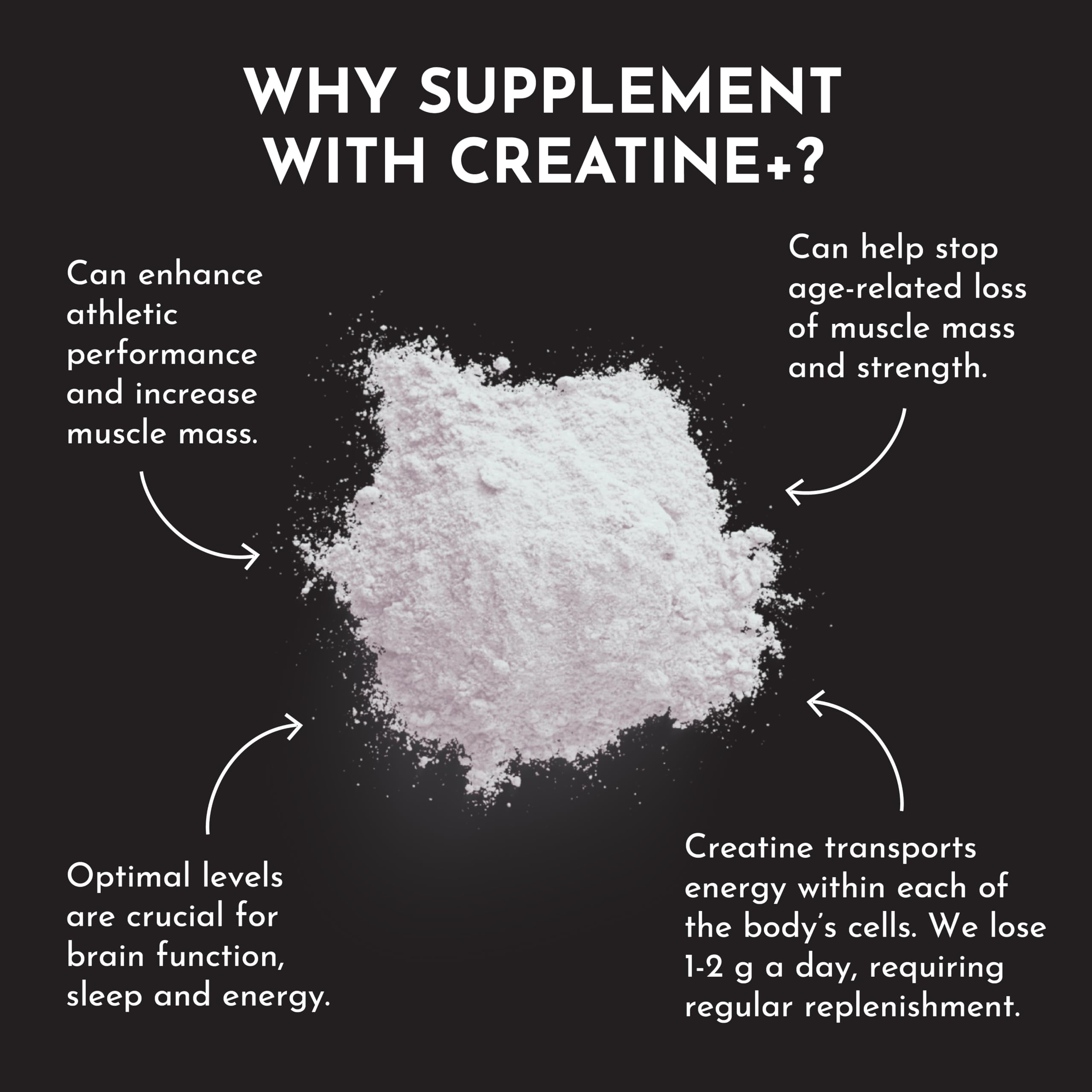 JUST INGREDIENTS Creatine Monohydrate Powder with Rejen Fulvic Mineral Complex - Supports Muscle Recovery, Energy, Strength, Cognitive Function - 30 Servings JUST INGREDIENTS buy supplements canada