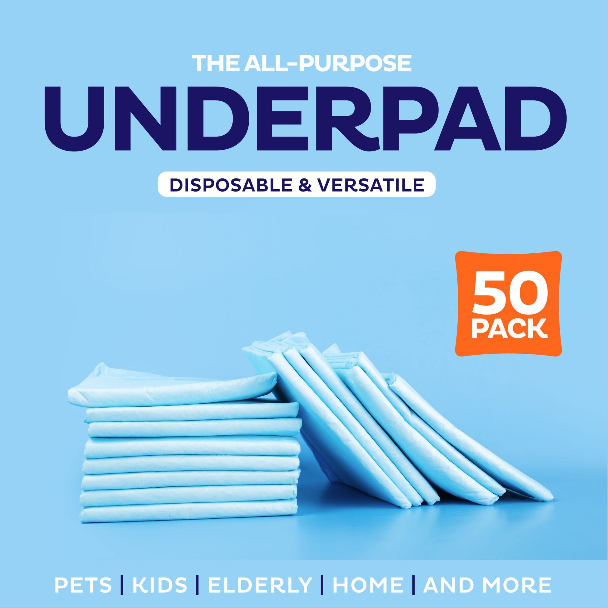 Chucks Pads Disposable [50-Pack] Underpads 23x36 Incontinence Chux Stack Man buy supplements canada