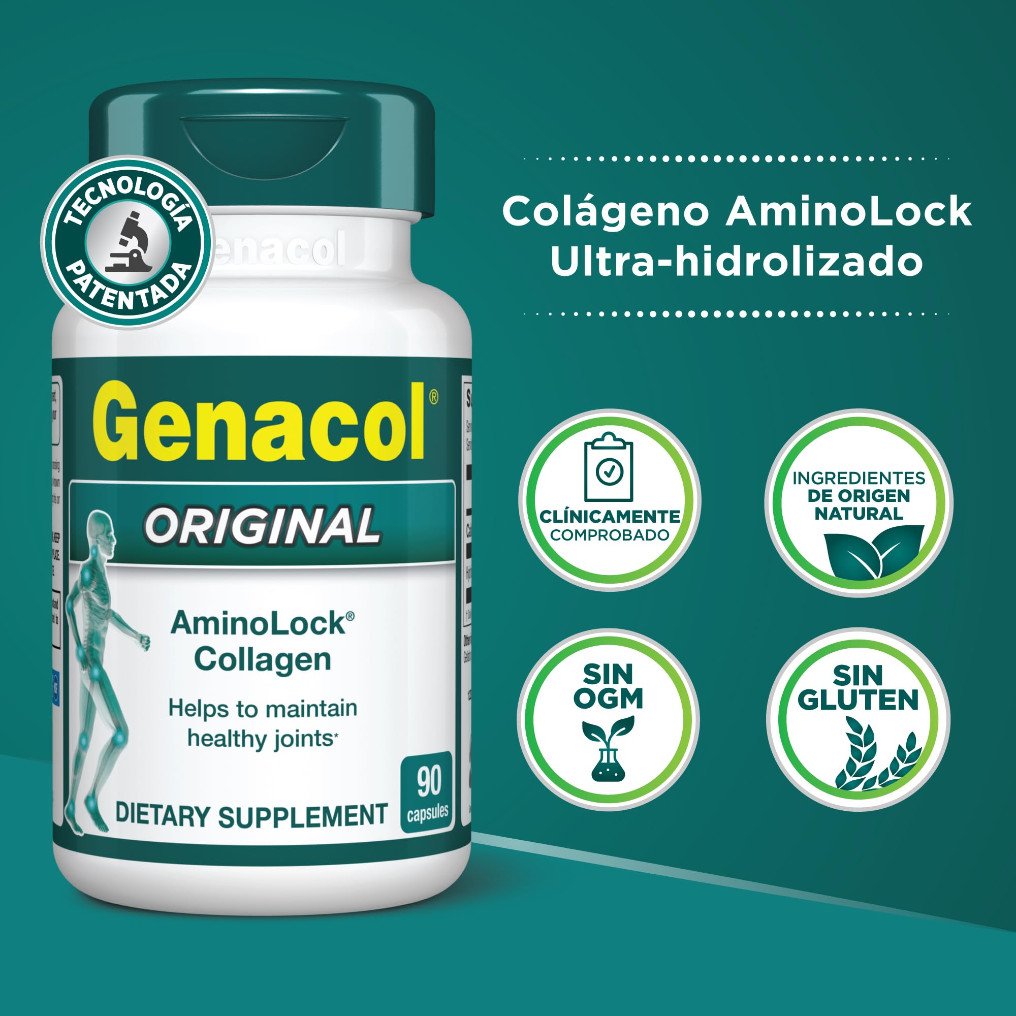 Collagen Peptides Joint Supplements for Men & Women by Genacol | Exclusive Hydrolyzed Collagen Pills | Helps Maintain Healthy Joints | Colageno Hidrolizado | Genacol Original 180 Capsules Genacol buy supplements canada