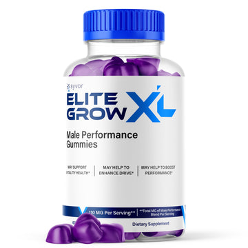 Elite Grow XL Gummies, Elite GrowXL Maximum Strength Gummy Supplement, Elite Grow X L All Natural Advanced Formula Gummys Chewable Vitamin EliteGrow Delicious Premium Once Daily Gummes (60 Gummies) Syvor buy supplements canada