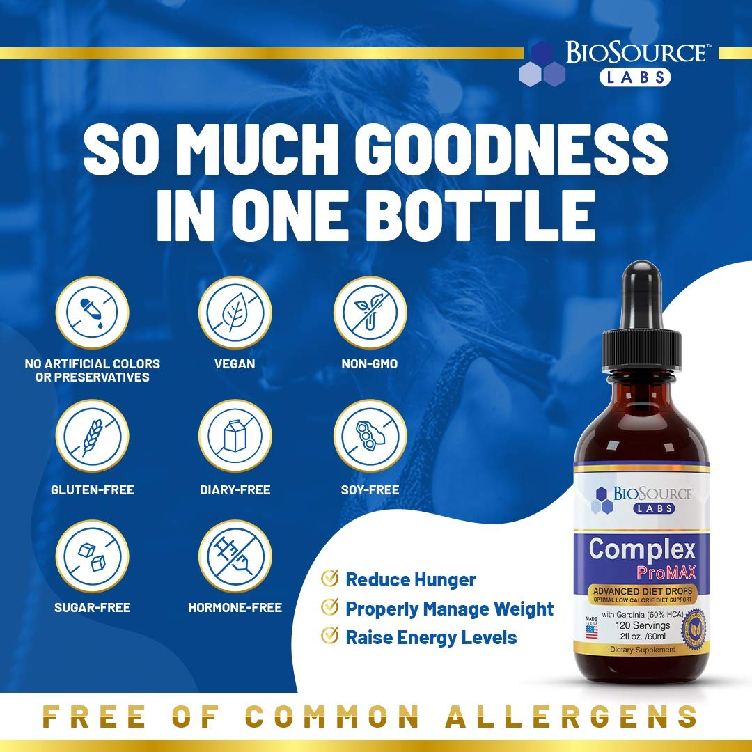 BioSource Labs Complex ProMAX Premium Diet Drops (1 x 2 oz Bottle) BioSource Labs buy supplements canada