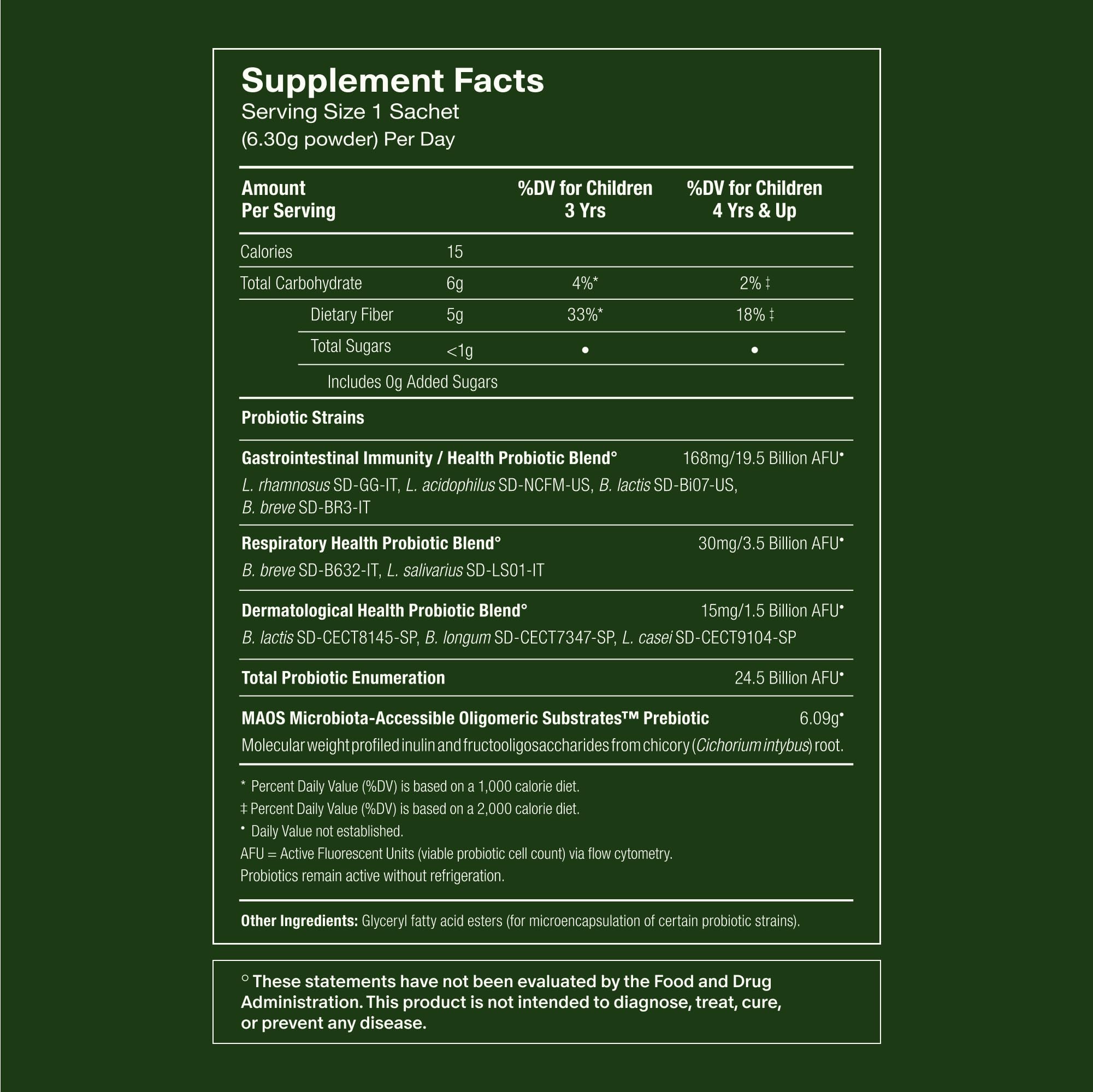 Seed PDS-08 Pediatric Daily Synbiotic - Fiber-Based Prebiotic & Probiotic for Kids - Digestive Health, Regularity, Constipation Relief - Ages 3-17 - Vegan and Shelf-Stable - 30 Sachets (30-Day Supply) Visit the Seed Store buy supplements canada
