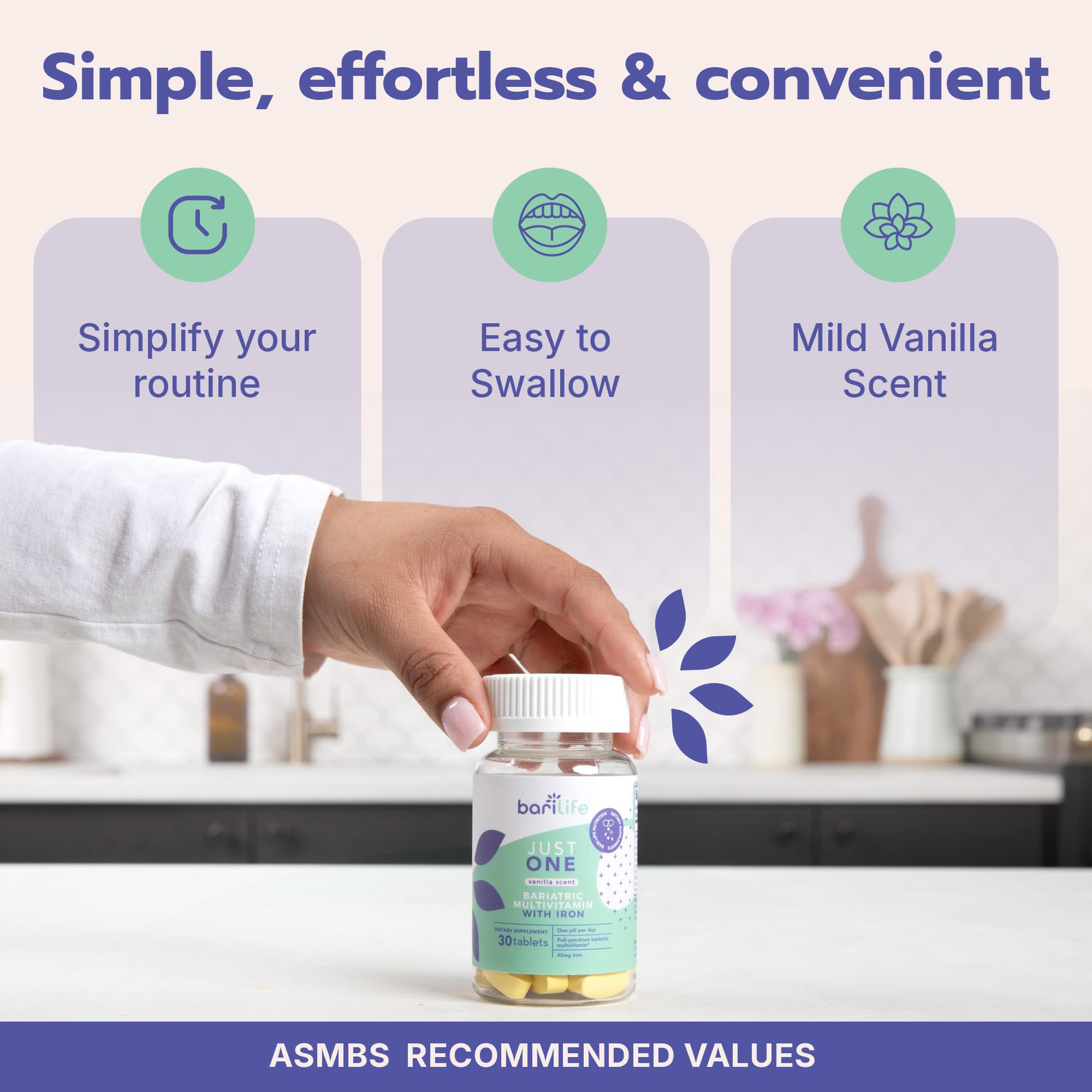 Just One - Once Daily Bariatric Multivitamin with Iron (30) Bari Life buy supplements canada