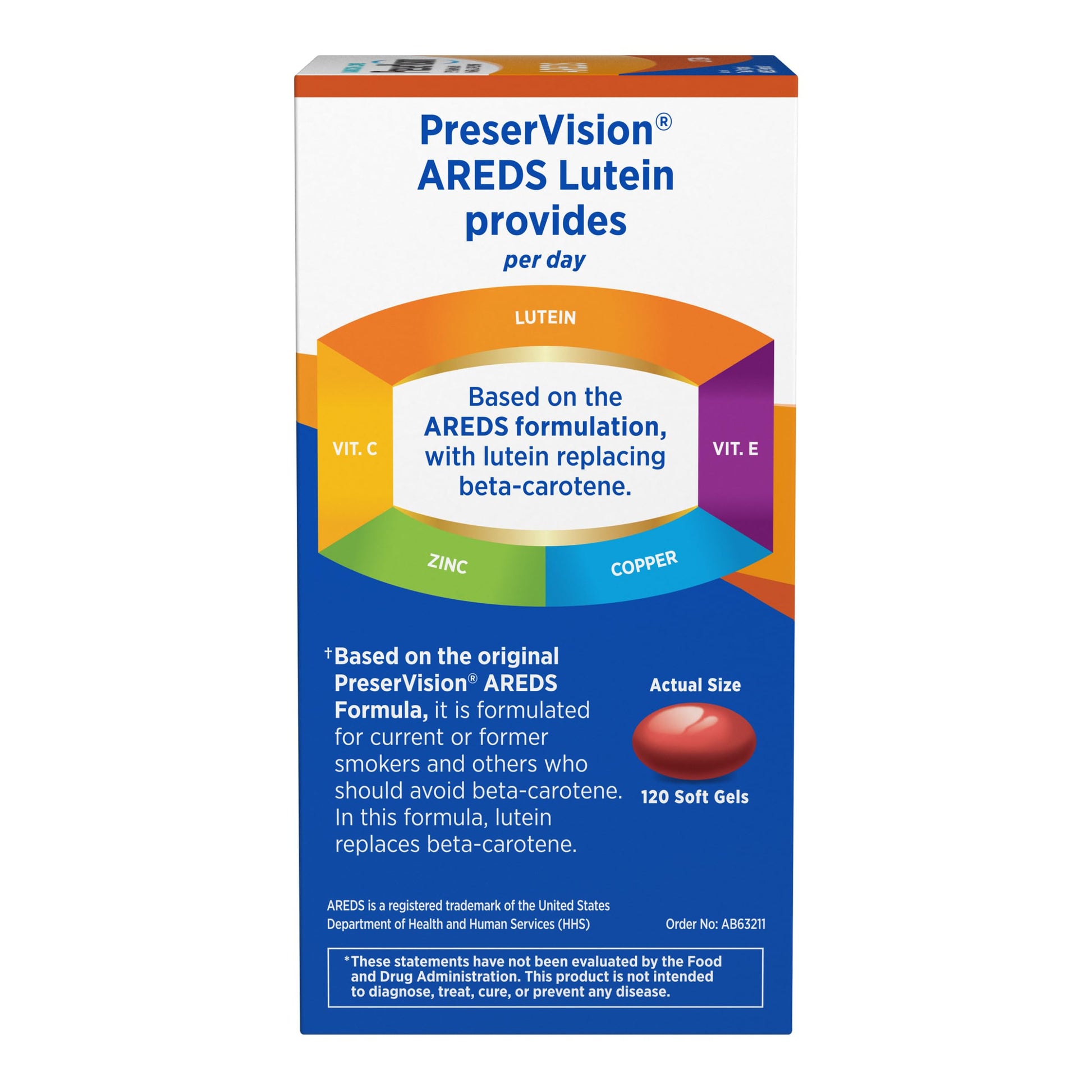 PreserVision AREDS Eye Vitamins, #1 Eye Doctor Recommended Brand, Multivitamin with Lutein, Vitamins C & E, Zinc, and Copper Supplements, 120 Softgels PreserVision buy supplements canada
