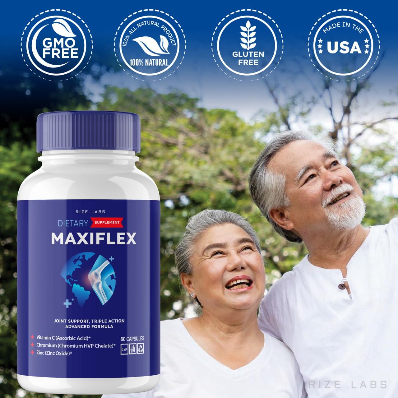 rize labs -Mexiflax All Natural Suppplement, Capsules for Joint Support, Pills for Mobility and Flexibility, Advanced Formula Supplement, Triple Action (120 Capsules) rize labs buy supplements canada