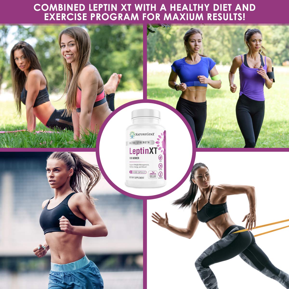 NatureGenX LeptinXT - Leptin Supplements for Weight Loss for Women - Extra Strength NatureGenX buy supplements canada