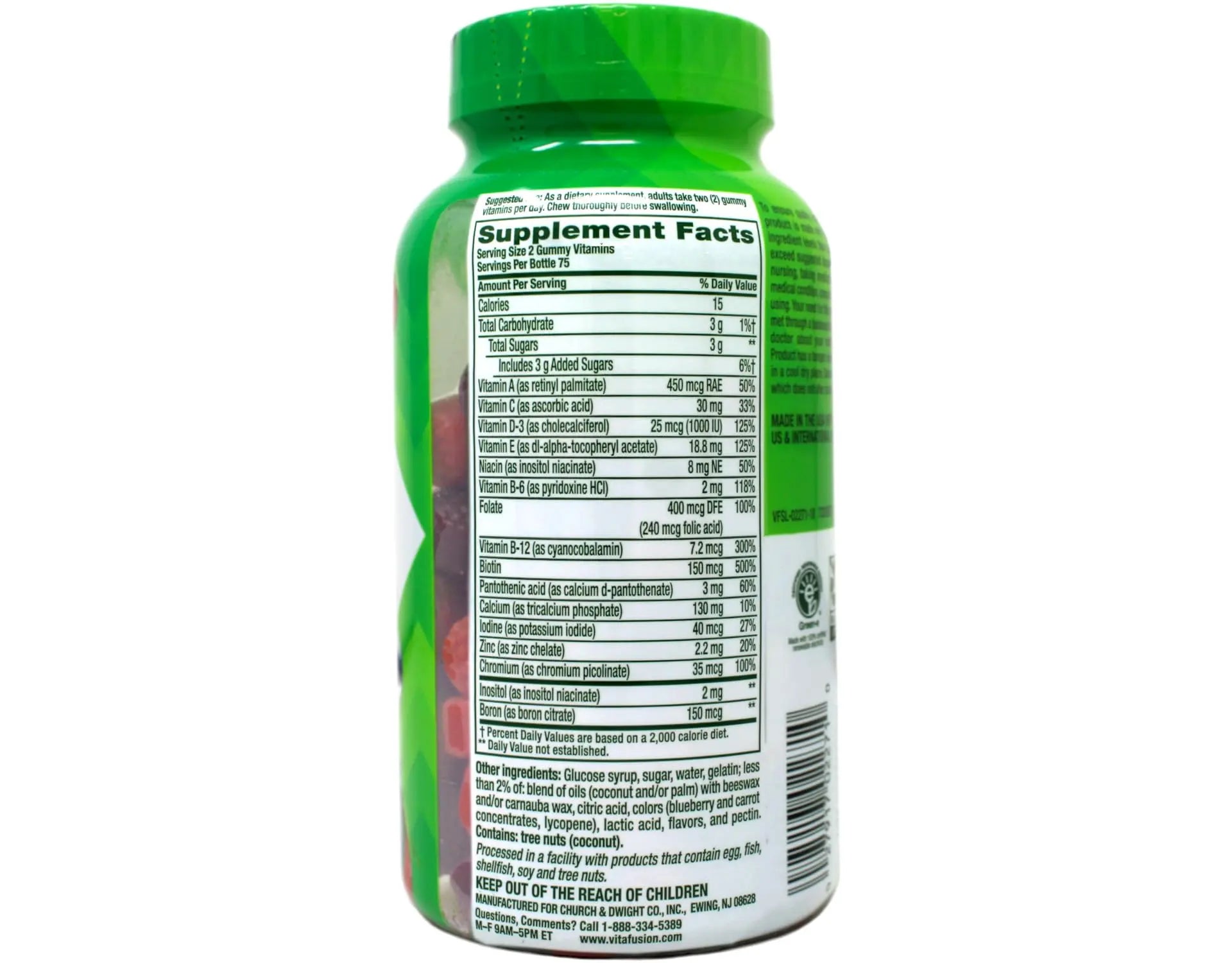 Vitafusion 150 Count with Vitamins A, C, D, E, B-6 and B-12 Womens Multivitamin Gummies, Berry Flavored Daily Vitamins for Women Vitafusion buy supplements canada