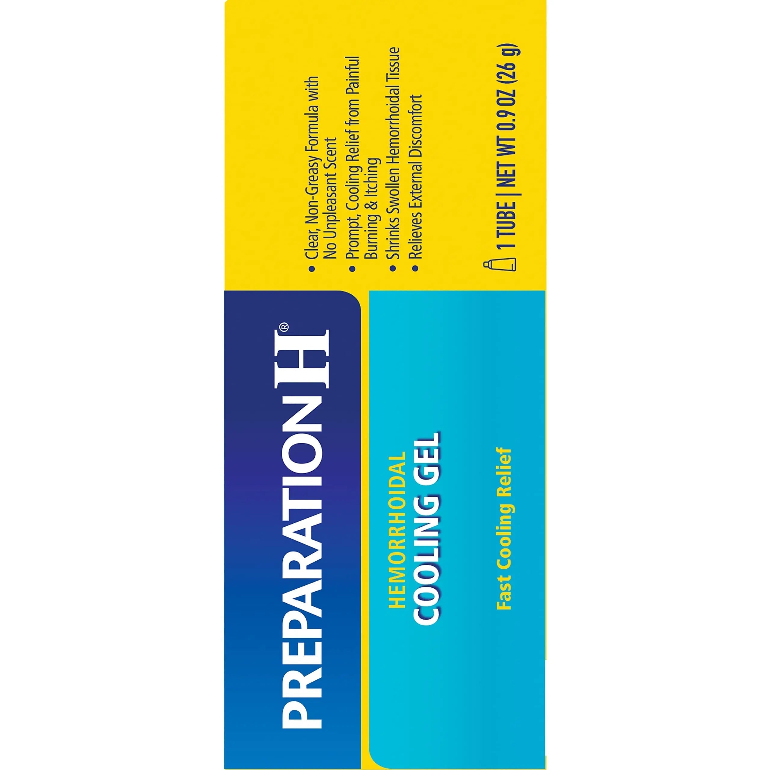 Preparation H Hemorrhoid Cooling Gel with Aloe for Fast Discomfort Relief - 0.9 Oz Tube Preparation H buy supplements canada