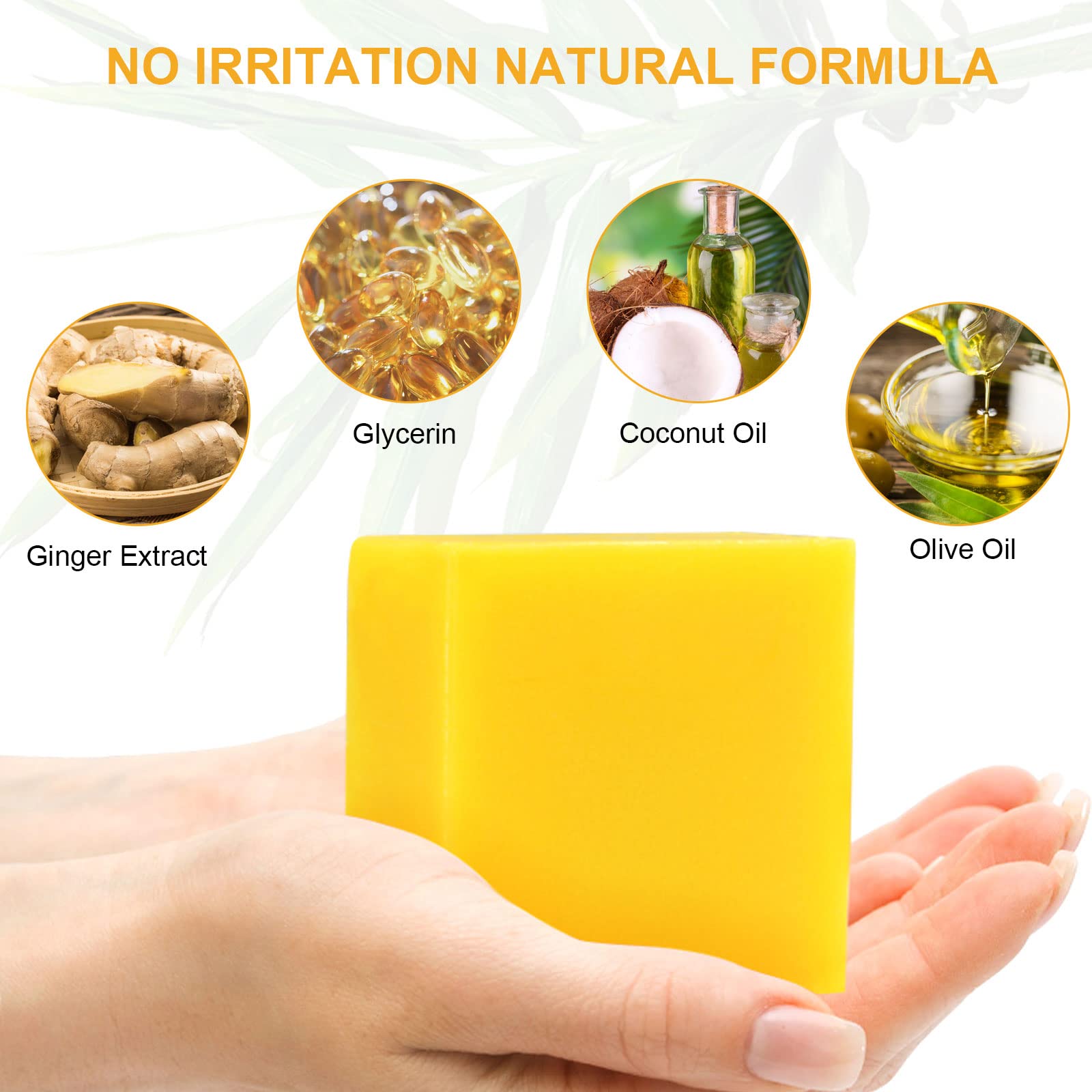Organic Ginger Soap, Moisturizing Bath Soap, Slimming Ginger Soap, Deep Clean Effectively Moulis buy supplements canada
