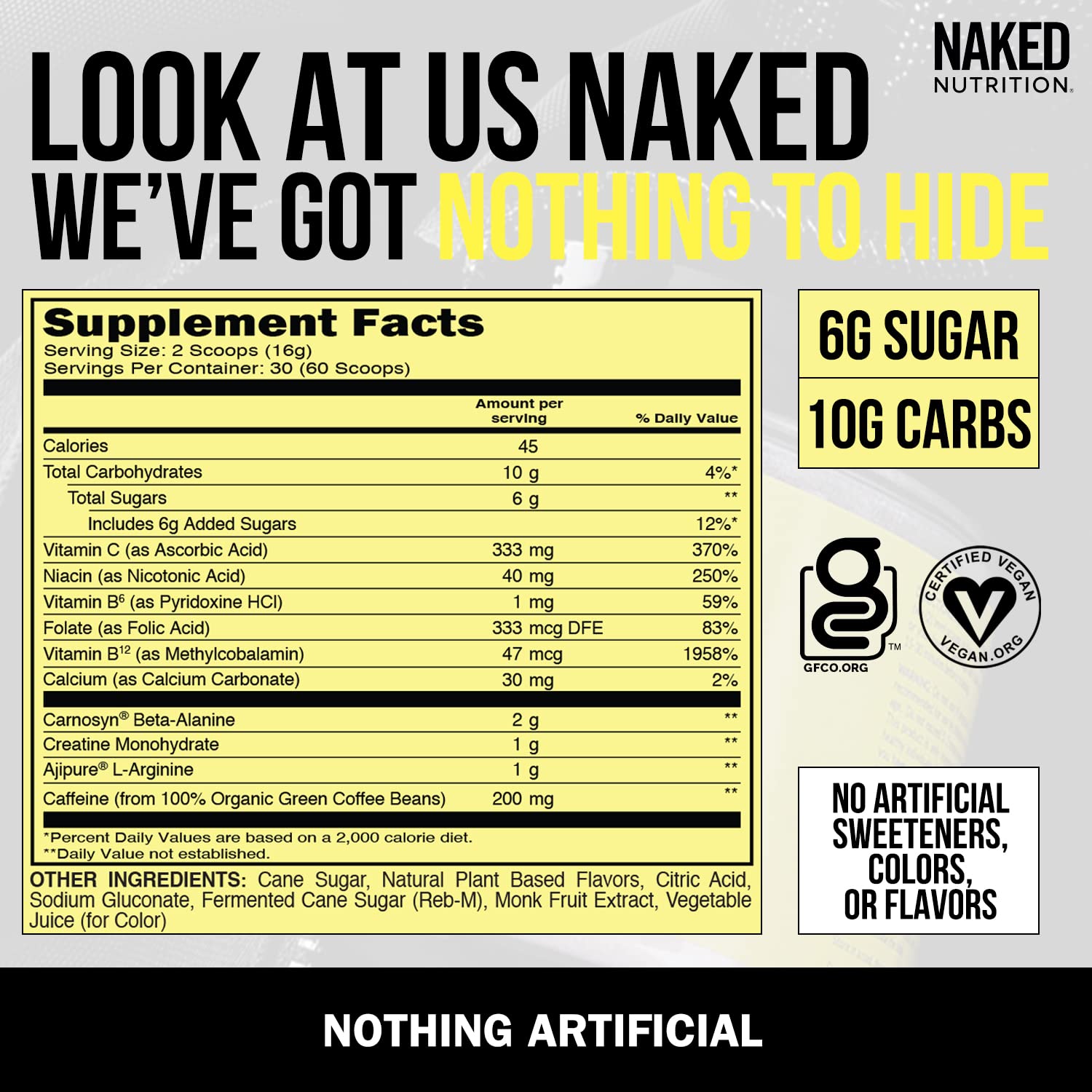 NAKED nutrition Vegan Energizing Bundle: Naked Citrus Energy Super Greens Powder NAKED nutrition buy supplements canada