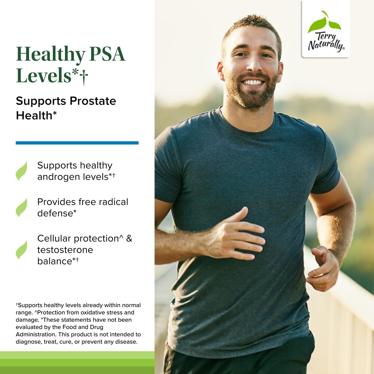 Terry Naturally Healthy PSA Levels - Dietary Supplement for Healthy Prostate & Hormone Balance Support - Herbal Supplement with Curcumin, Turmeric Essential Oil & Grape Seed Extract - 60 Softgels Terry Naturally buy supplements canada