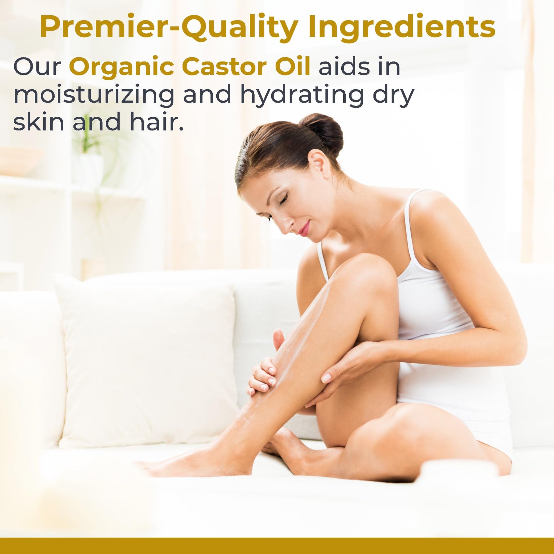Premier Research Labs Organic Castor Oil for Face - Cold Pressed 100% Pure Castor Oil for Hair Growth, Skin & Body, Hexane Free - 8 Oz Bottle Premier Research Labs buy supplements canada