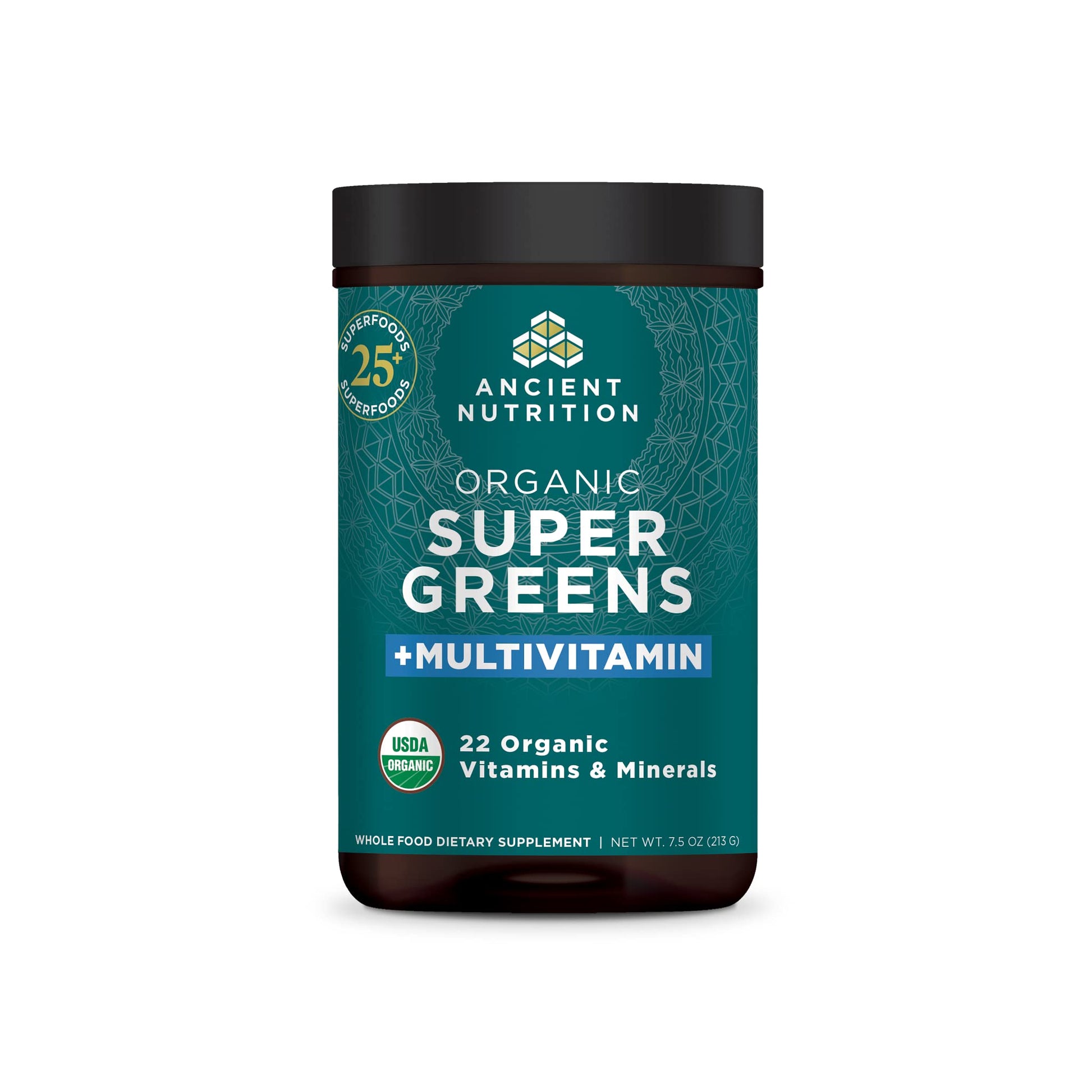 Ancient Nutrition, Vitamin Powder, One Bottle Made from Real Fruits, Vegetables and Herbs, for Digestive and Energy Support, 25 Servings, 7.5oz Ancient Nutrition buy supplements canada