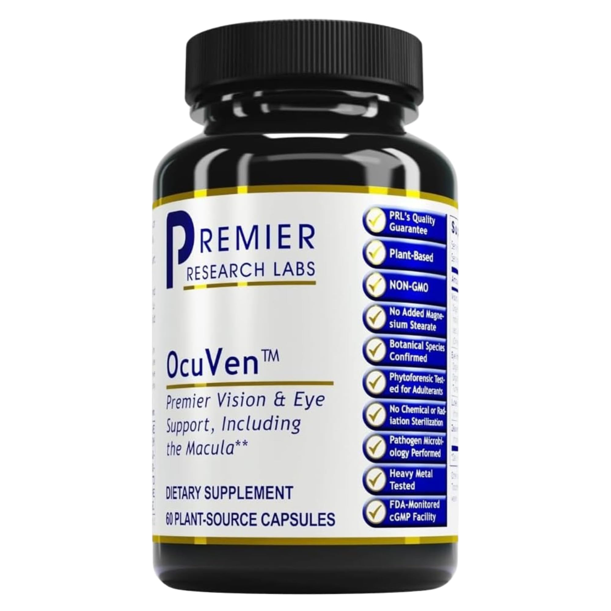 Premier Research Labs OcuVen - Lutein and Zeaxanthin Supplement, Eye Vitamins, Eye Health Supplements for Adults & Seniors, Vision Supplements, Macular Health, Eye Care - 60 Vegetarian Capsules Premier Research Labs buy supplements canada