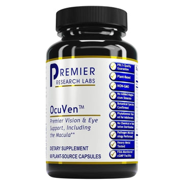 Premier Research Labs OcuVen - Lutein and Zeaxanthin Supplement, Eye Vitamins, Eye Health Supplements for Adults & Seniors, Vision Supplements, Macular Health, Eye Care - 60 Vegetarian Capsules Premier Research Labs buy supplements canada