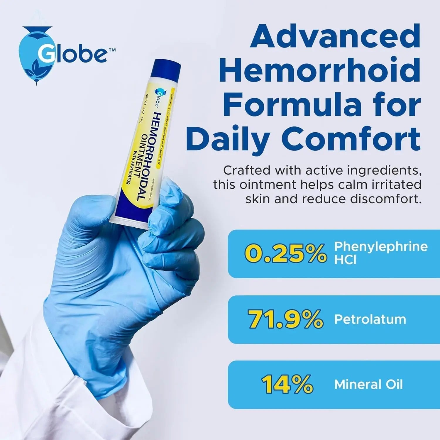 Hemorrhoidal Pain Relief Ointment 2 oz (56g) Per Tube Hemorrhoid Treatment for Fast Acting Itch, Swelling, and Maximum Strength Pain Relief (3 Pack) Hemorrhoidal Ointment buy supplements canada