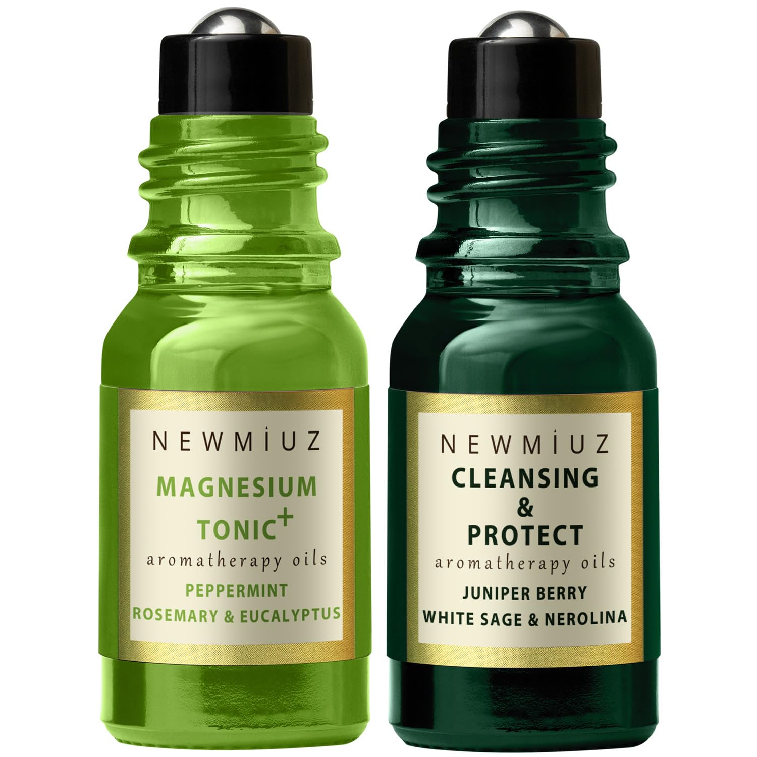Headache Roll On Stick Peppermint Rosemary and Eucalyptus & Cleansing and Protect Juniper Berry White Sage with Nerolina Pack of 2 New Miuz buy supplements canada