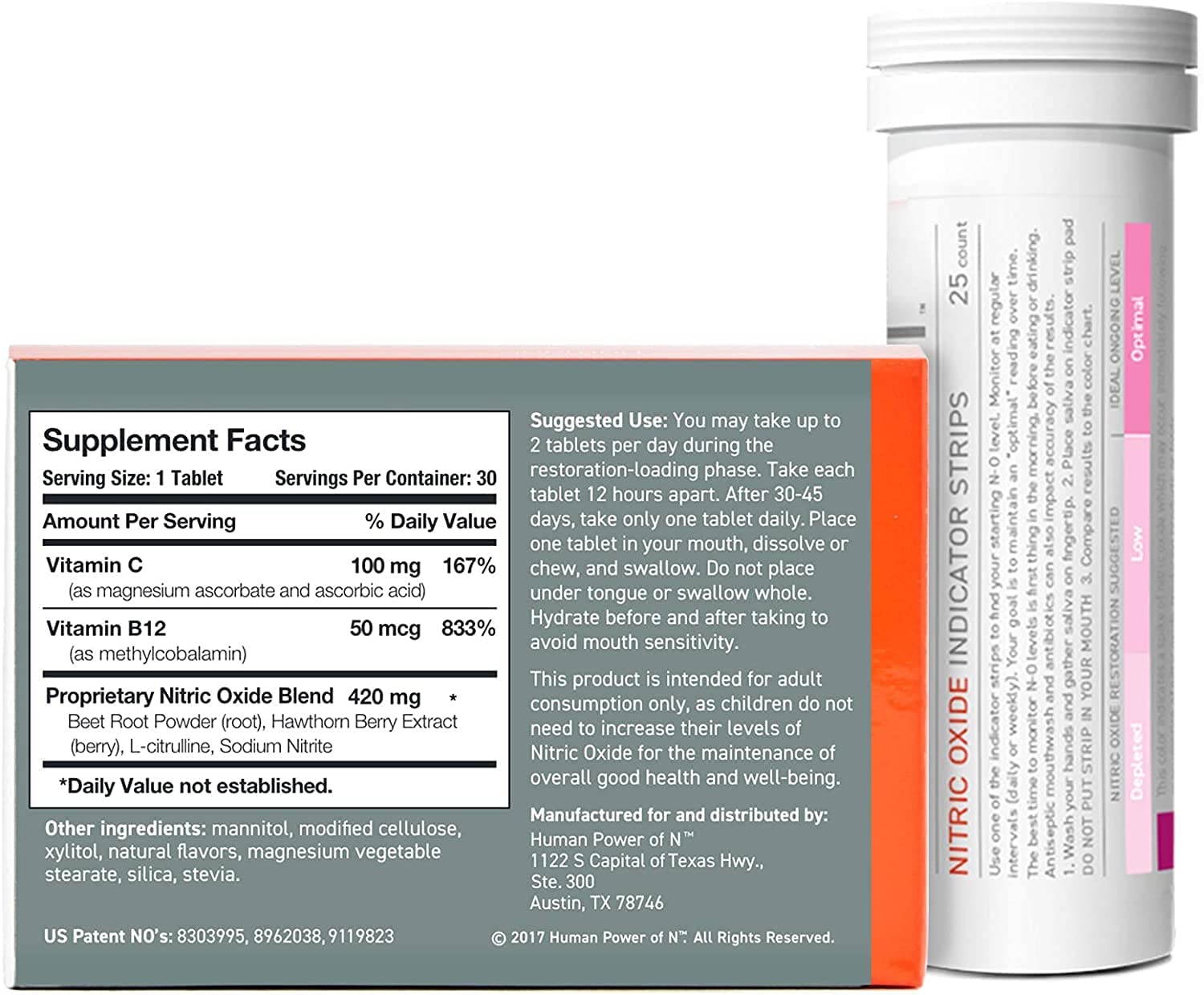 humanN Neo40 Daily & Nitric Oxide Indicator Strips humanN buy supplements canada