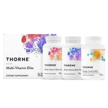THORNE - Daily Nutrients Bundle - Multivitamin Elite and Omega-3 with CoQ10-30 to 90 Servings THORNE buy supplements canada