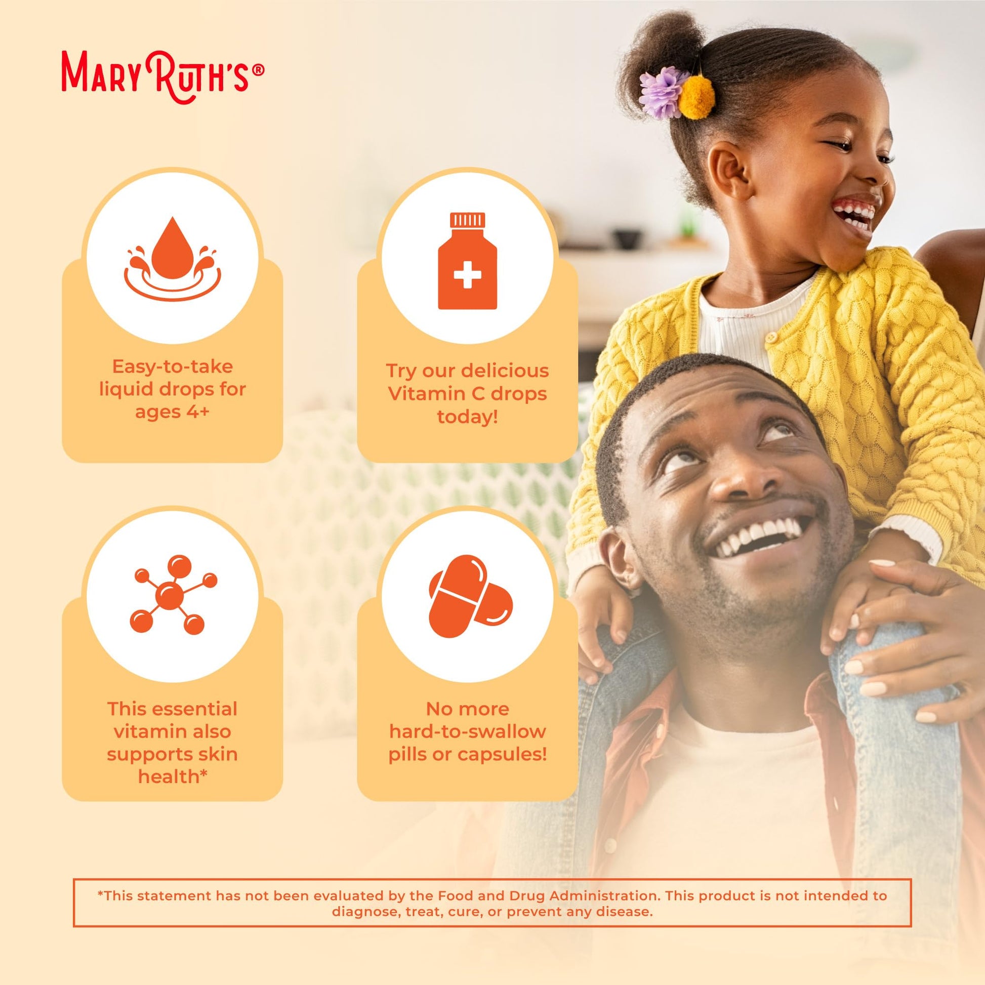 MaryRuth Organics Organic Vitamin C Supplement | Liquid Vitamin C Liquid Drops for Adults & Kids | Immune Support Supplement for Overall Health | Vegan | Non-GMO | Gluten Free | 4 Fl Oz MARYRUTH'S buy supplements canada
